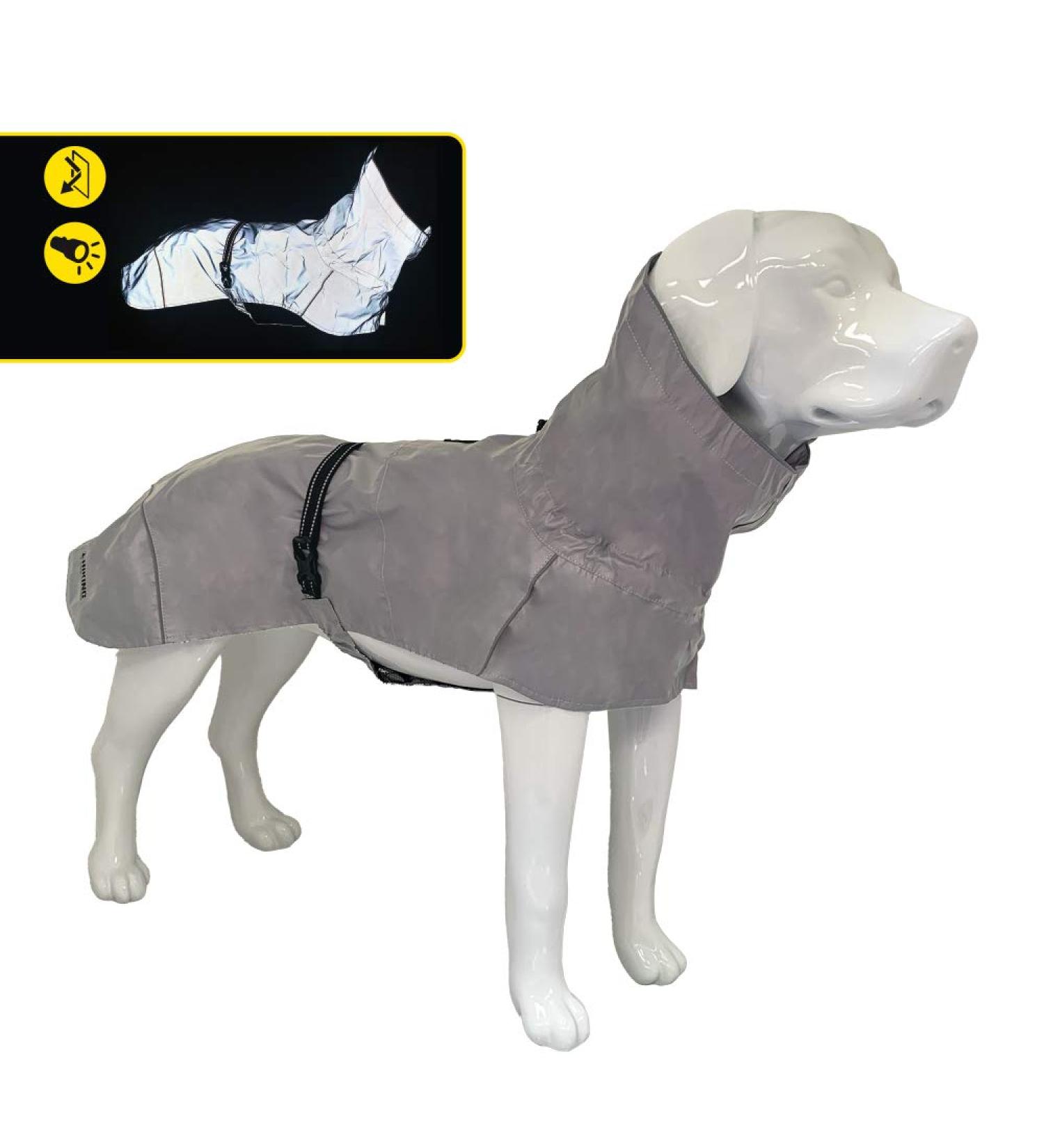 Croci Waterproof Hiking Dog Coat - Reflective High Visibility Size 70 cm - Moisture-Regulating | Perfect for Outdoor Adventures - Buy Online on GoSupps.com