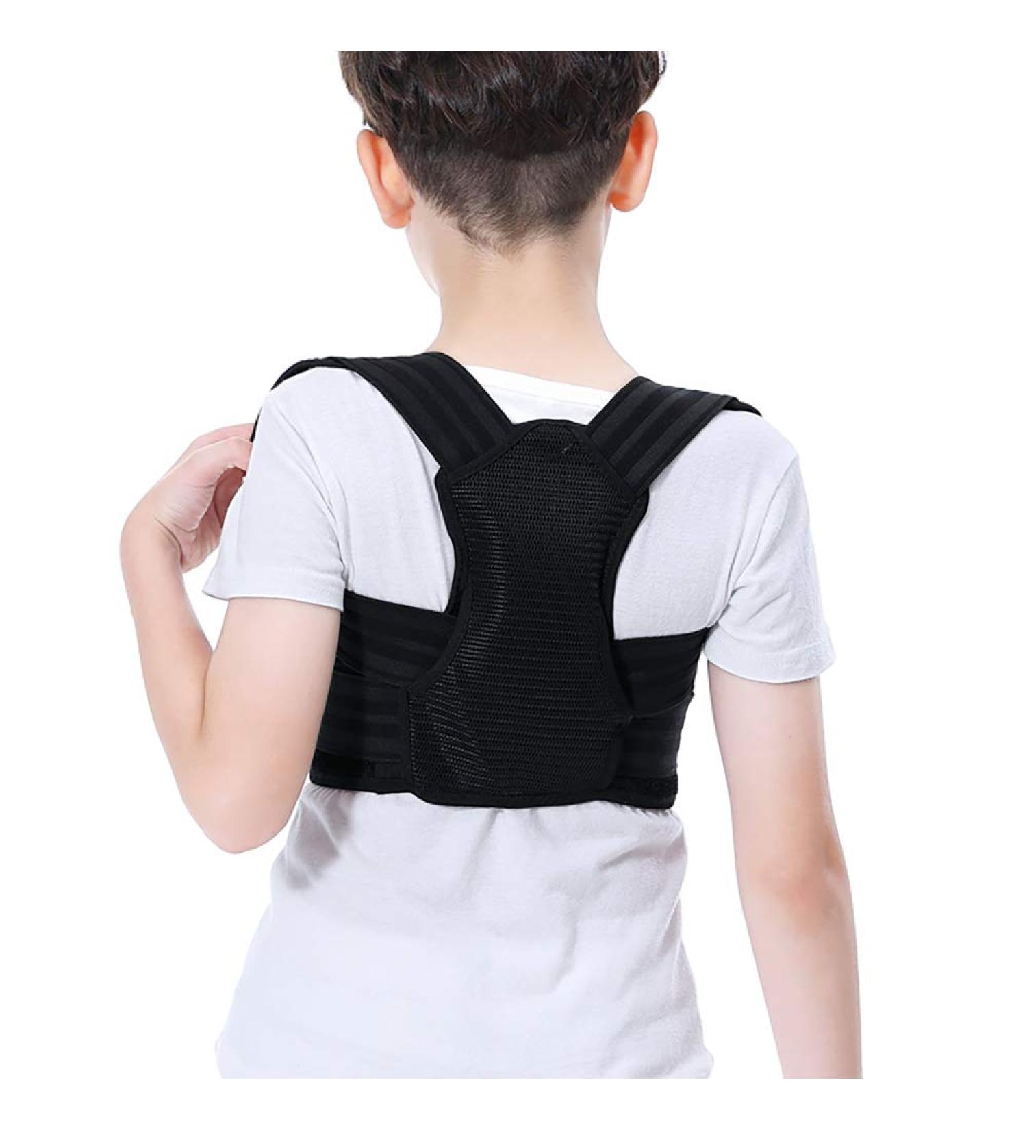 Posture Corrector Brace for Teens & Kids | Adjustable Upper Back Straightener for Neck & Shoulder Pain Relief (S: 24-28 - Buy Online on GoSupps.com