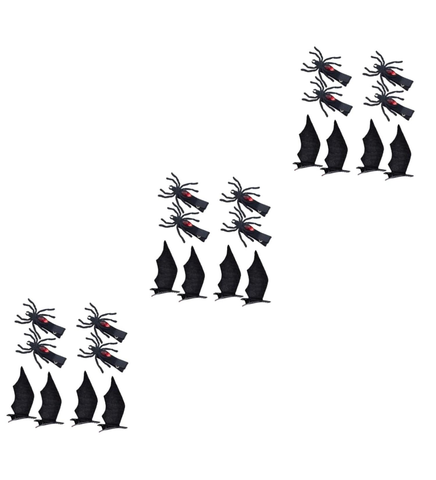minkissy 12 Pairs Halloween Hair Clips Bat Hair Clip Halloween Hair Barrettes Spider Hair Clips for Girls Cosplay Hair Clips Halloween Cosplay Hairpins Gothic Hair Clip Devil Wig Miss Iron - Buy Online on GoSupps.com