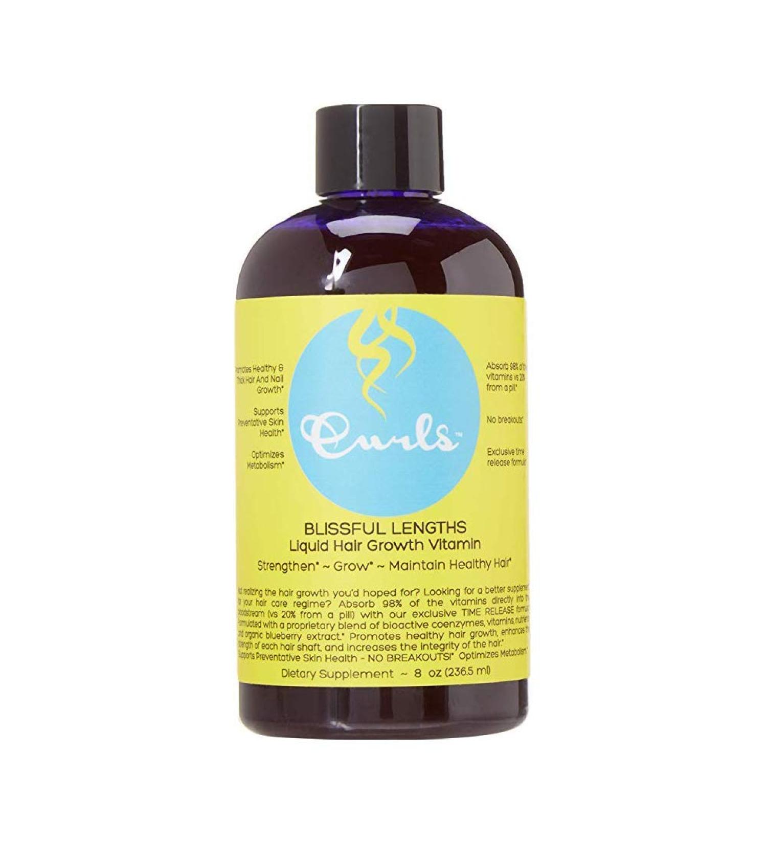 Curls Blissful Lengths Liquid Hair Growth Vitamin - 8 oz | Best International Shipping - Buy Online on GoSupps.com