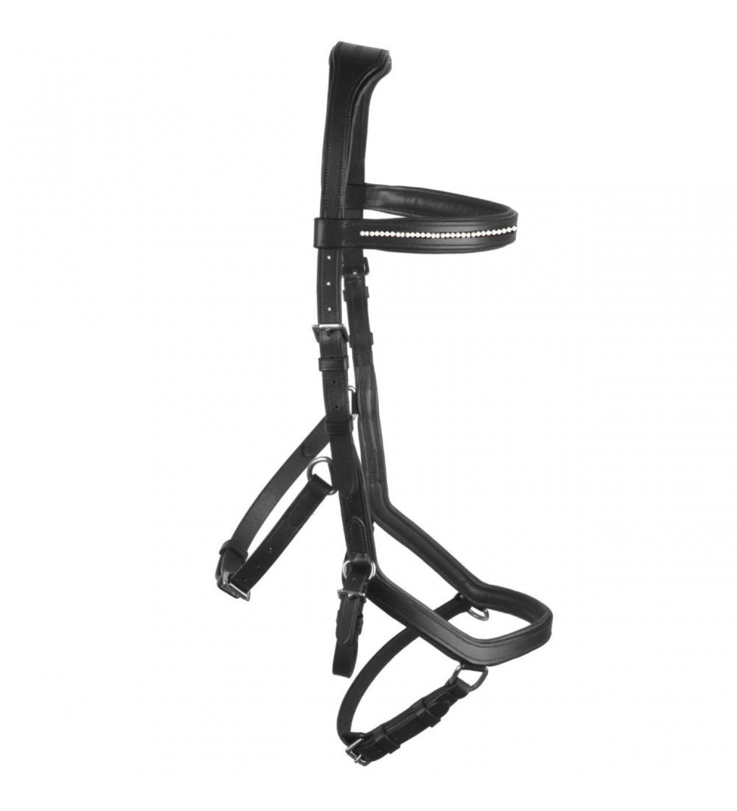Horseware Rambo Micklem Diamante Competition Bridle Trense Black Standard Horse