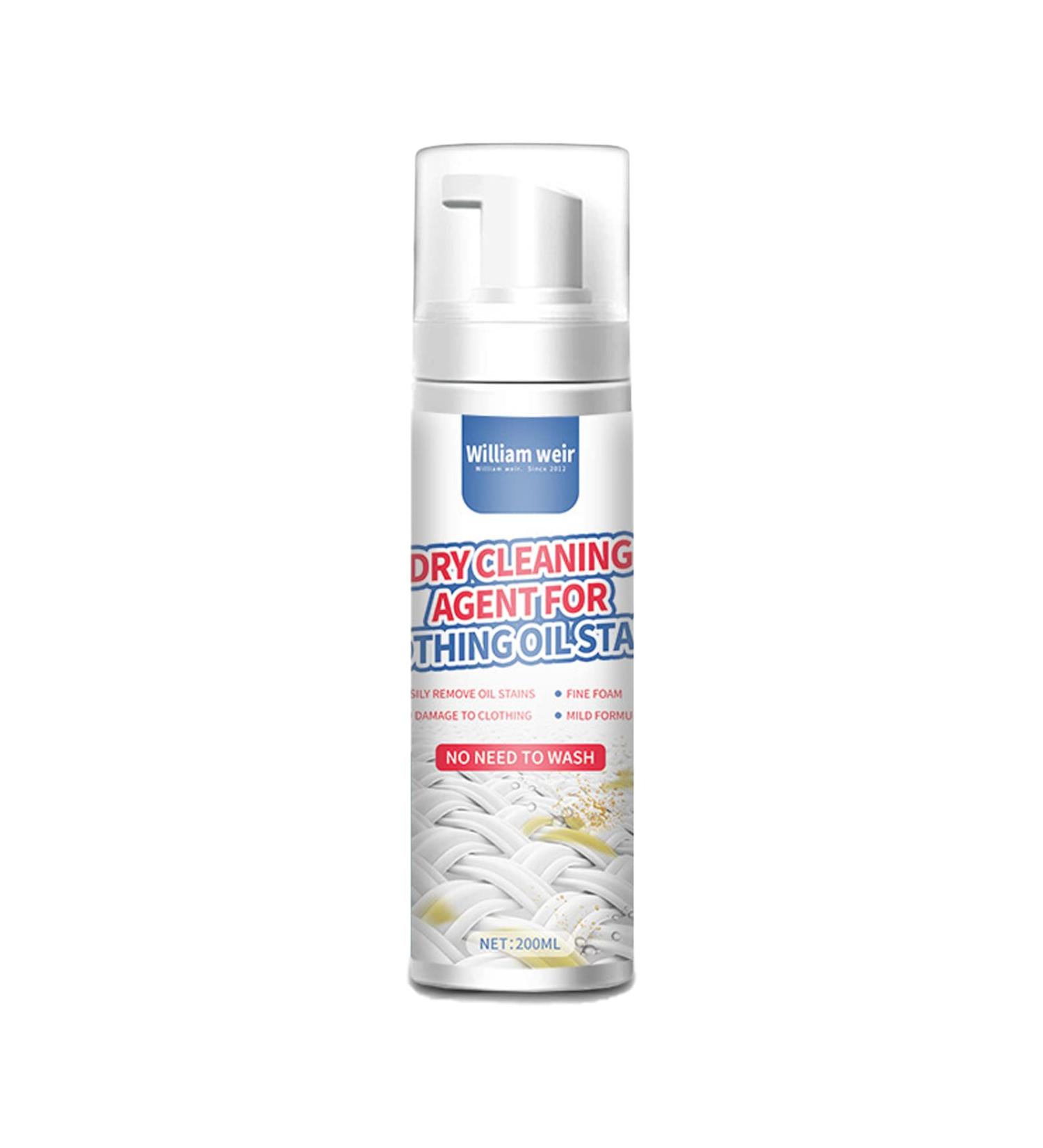 Dry Spot Cleaner For Clothes Dry Care Stain Remover For Clothing Oil Stains Dry Cleaning Agent Erase Spray For Stains Removal Safe On Clothes 200ml - Buy Online on GoSupps.com