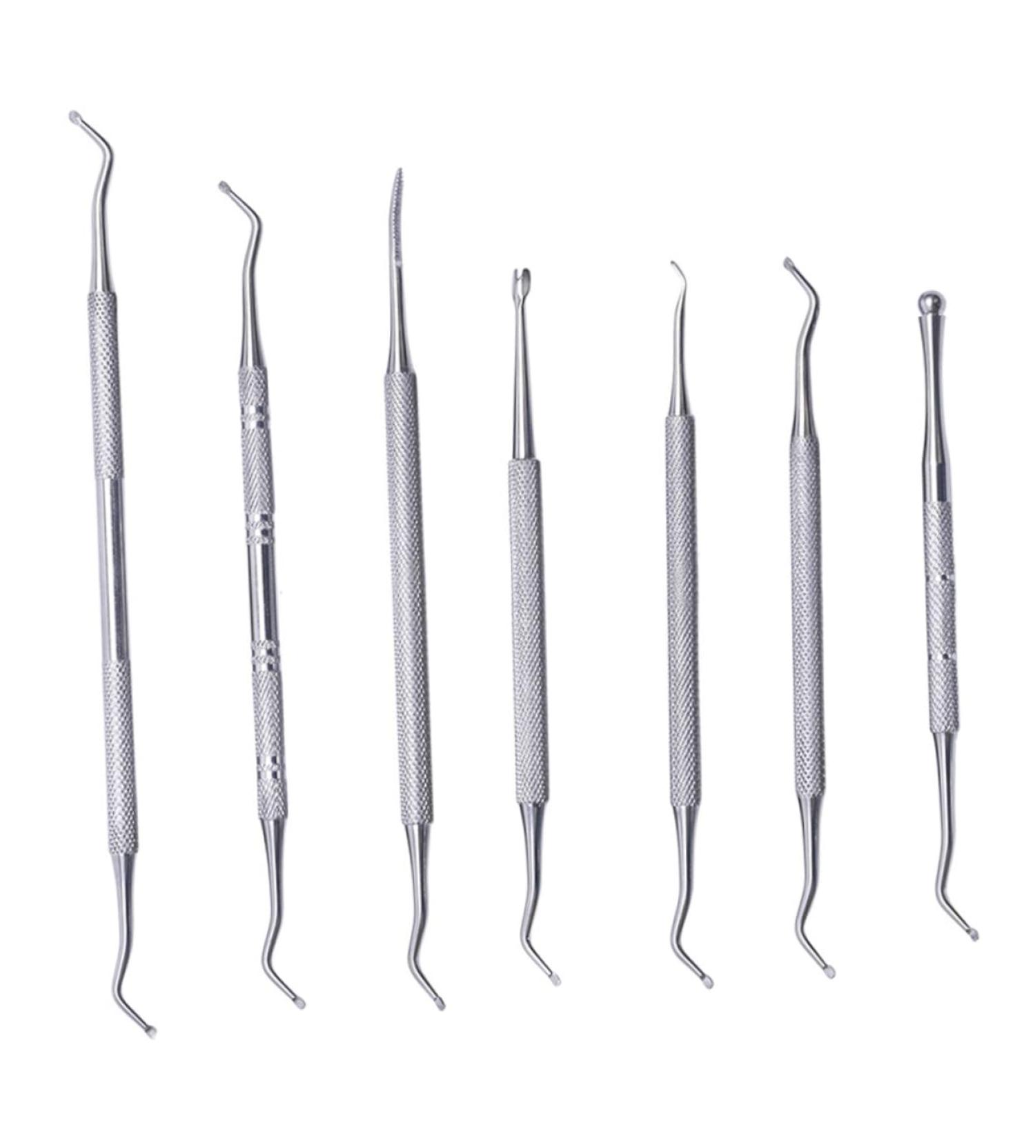 Beavorty 1 Set Manicure tools reverse curved fine tip cuticle tool metal nail pusher cuticle spoon cuticle stick pusher manicure nail trimmer dead skin remover Stainless steel Shaper major - Buy Online on GoSupps.com