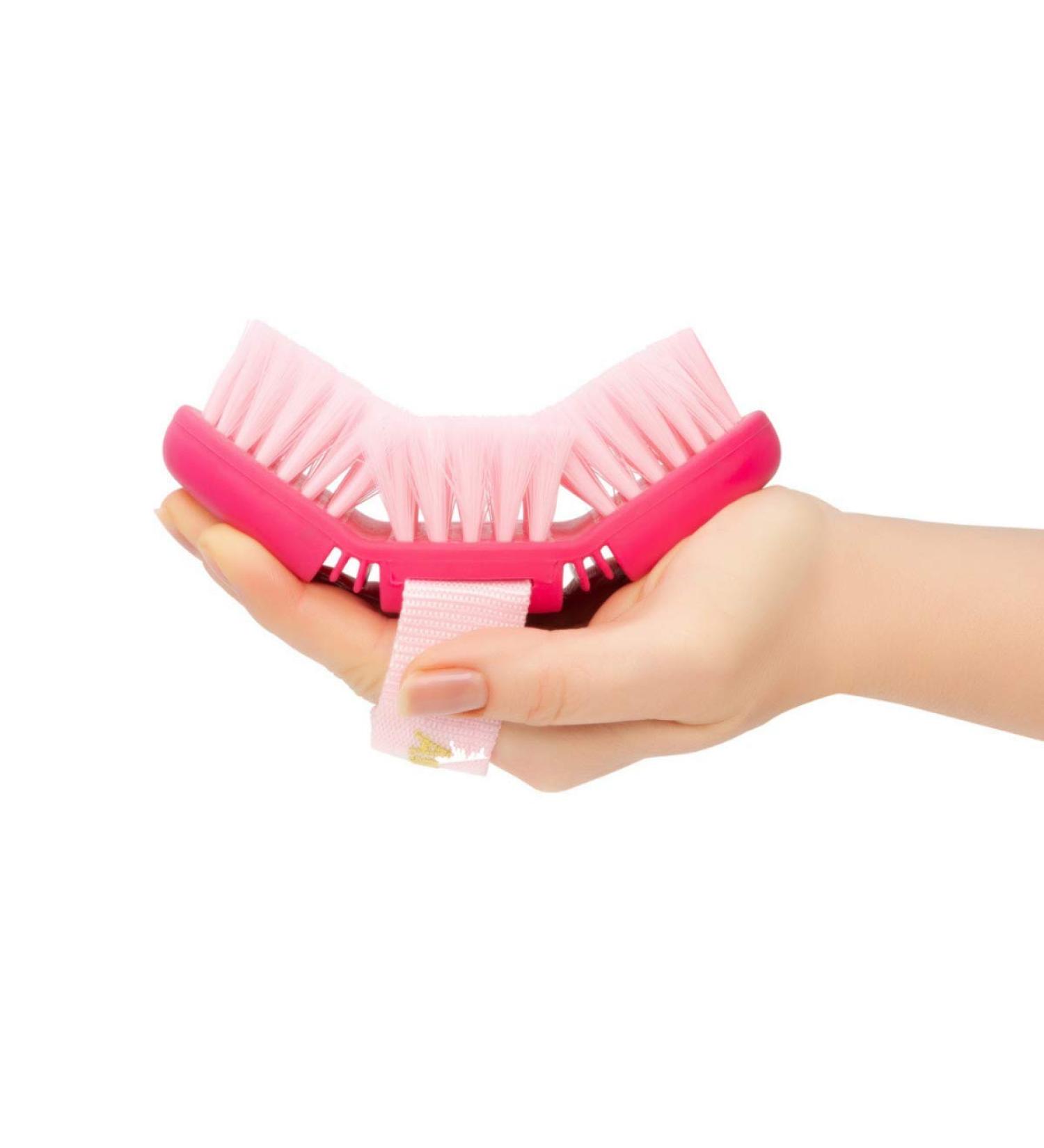 Animalon Horse Cleaning Tools for Kids | Ergonomic Pink Kard tsche | Flexible Children's Horse Brush & Gifts - Buy Online on GoSupps.com