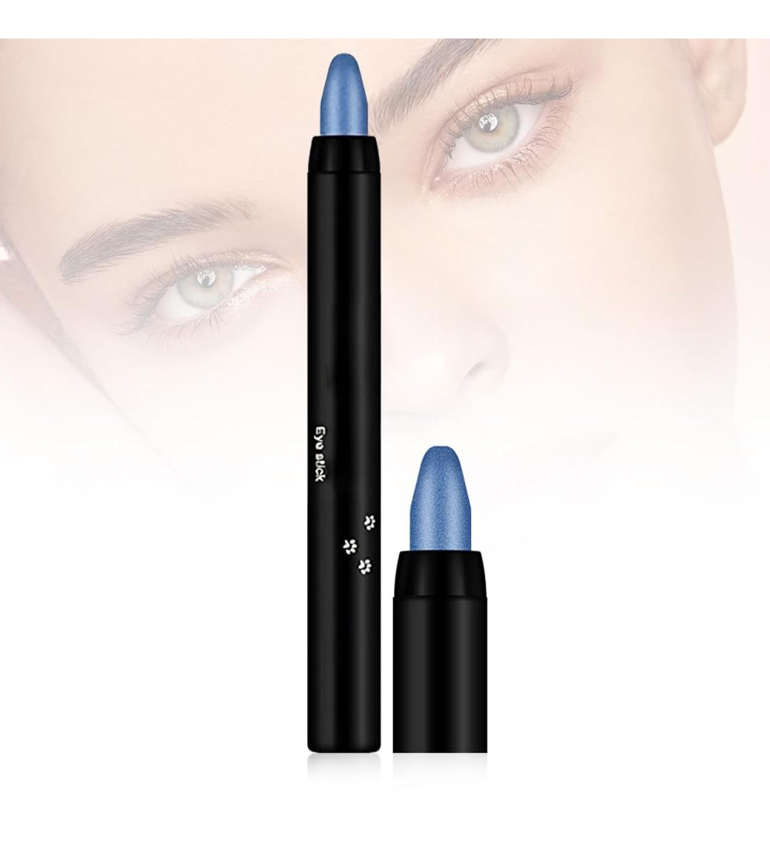 Waterproof Glitter Eyelid Shadow Pen | 16 Colors Highlight Eyeshadow Crayon | Shimmer Cream Eyeliner Pen (#13) - Long-Lasting Makeup for Stunning Eyes - Buy Online on GoSupps.com