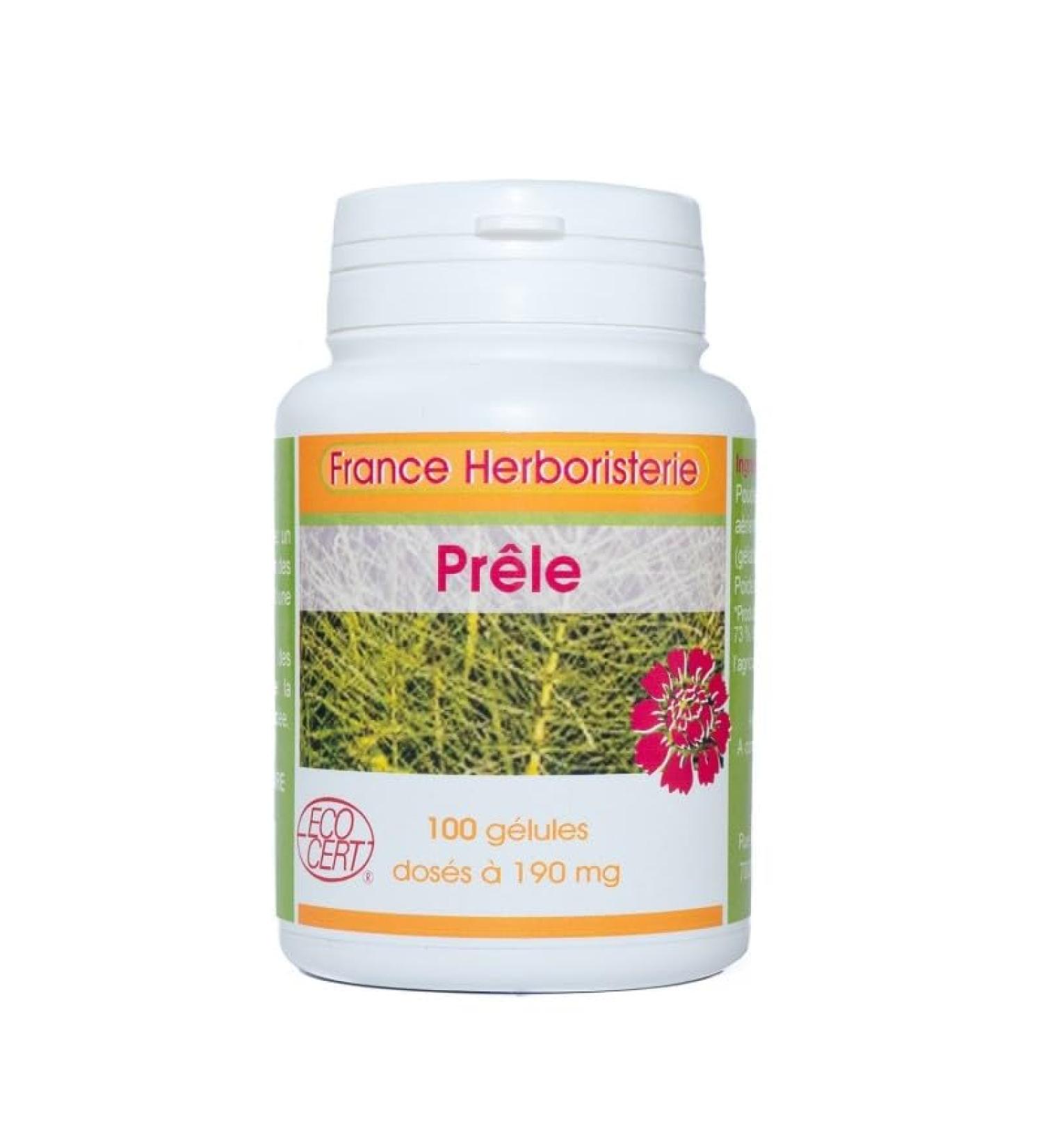 PRELE ORGANIC CAPSULES 100 capsules with a dosage of 190 mg pure powder - joints skin hair - Buy Online on GoSupps.com