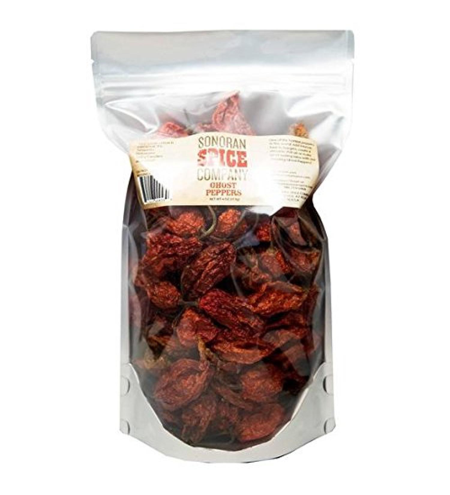 Ghost Peppers - Premium Oven Dried 4 Oz | Spicy & Flavorful - Buy Online on GoSupps.com
