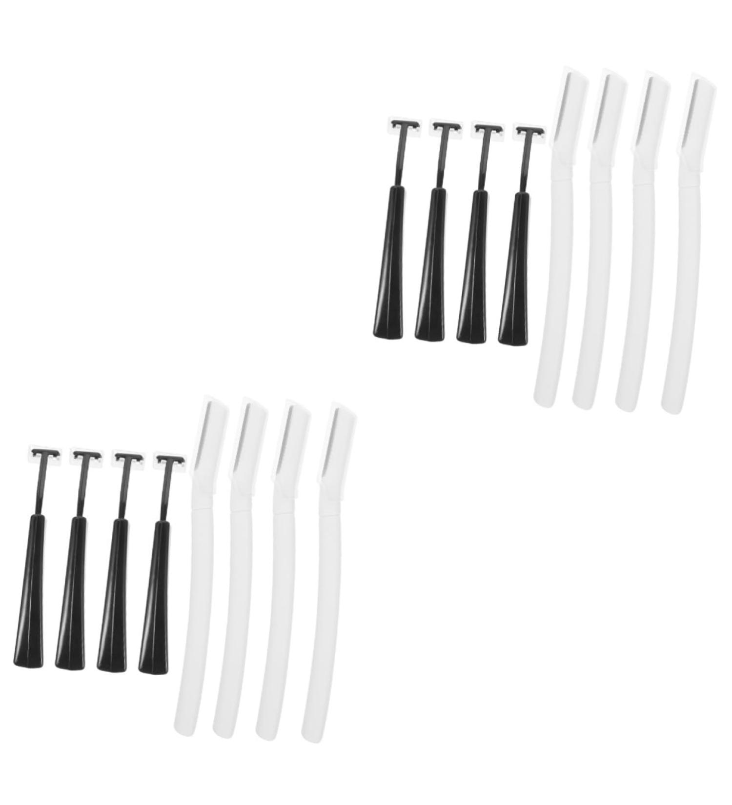 FRCOLOR 8 Sets Portable Eyebrow Trimmer & Dermaplaning Tool - Stainless Steel Razor for Men - Face & Body Grooming - Buy Online on GoSupps.com