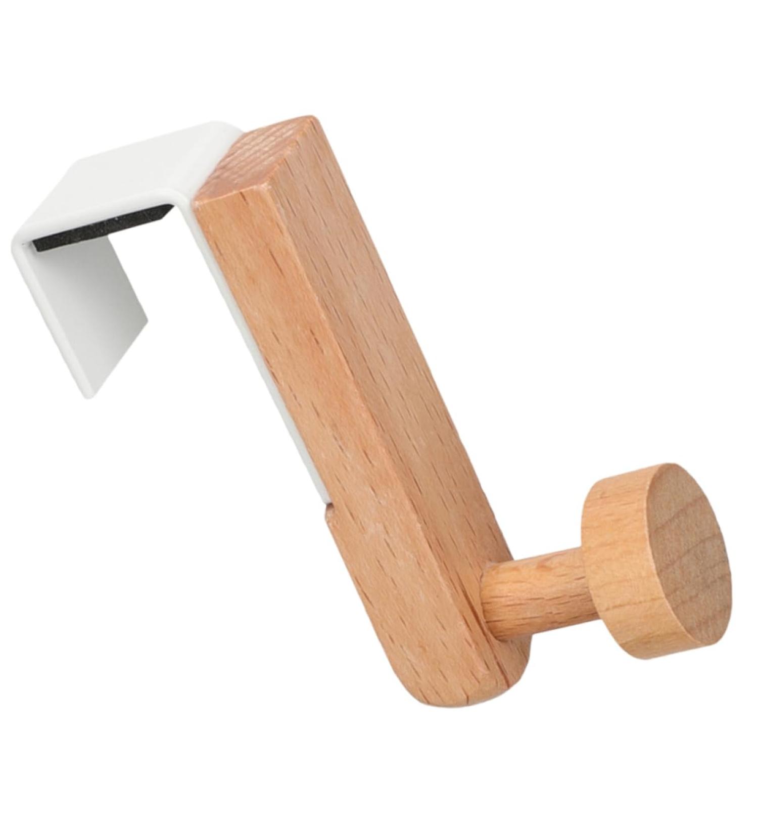 Alipis Wood Cupboards Hat Home Door Hooks Hats Key Coat Hanging Wooden Iron Bedroom Hook Umbrella Punch - Buy Online on GoSupps.com