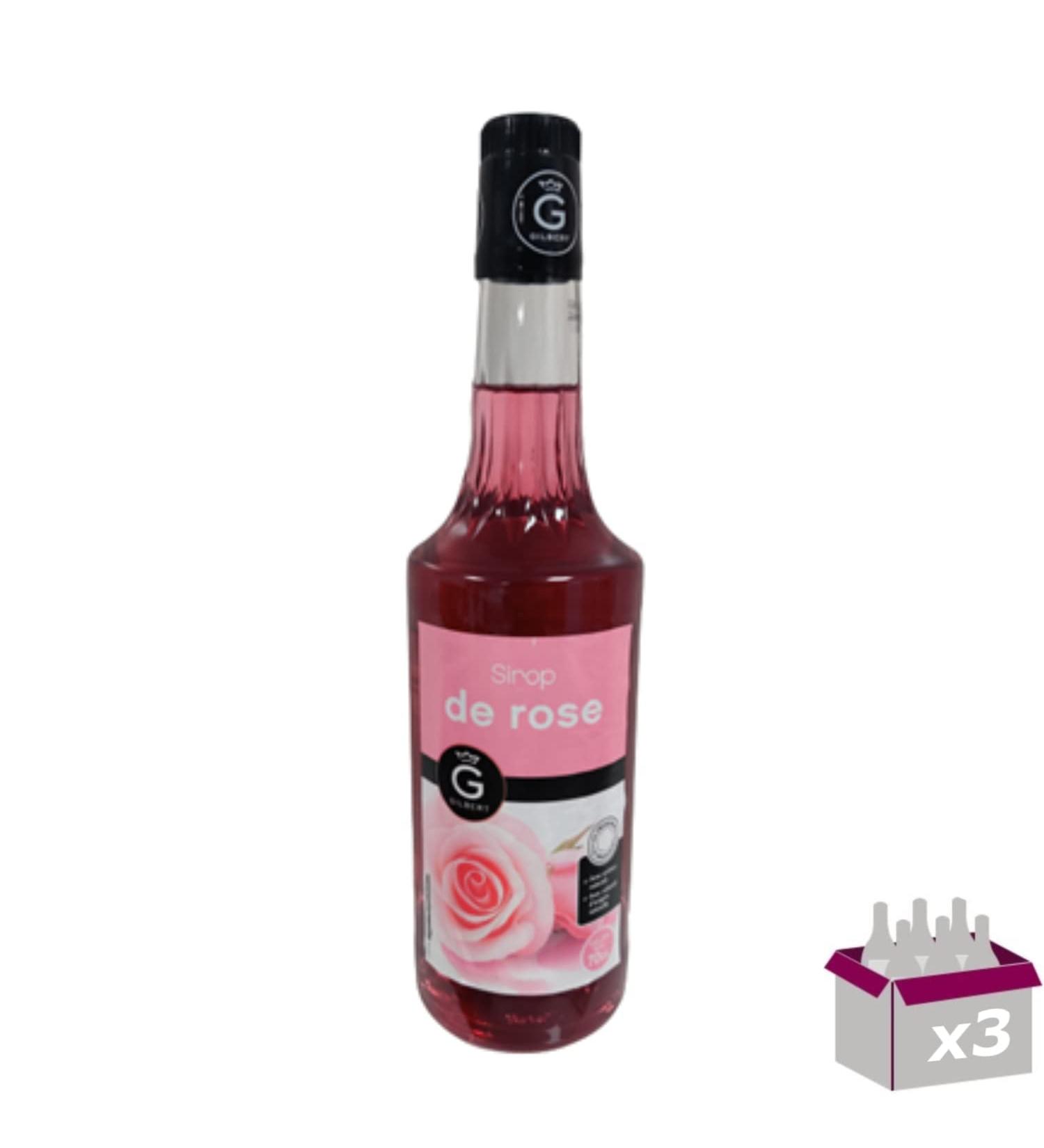 Set of 3 Gilbert Syrups – Pink – 3 x 70cL