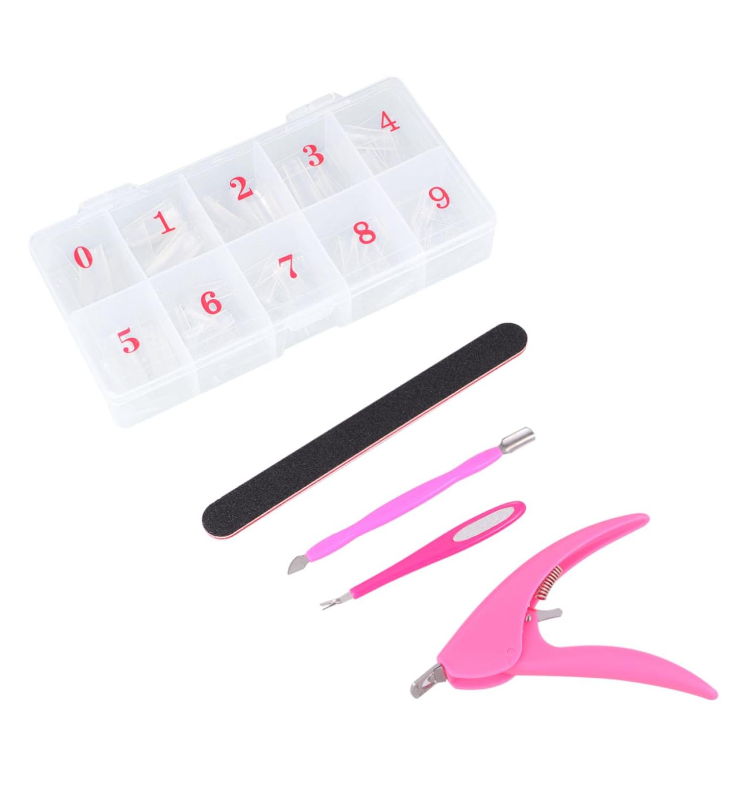 FRCOLOR Para U as Scraper Tool Gel Nail Tools Nail Full Cover Fake Nail Clear Nails Cover Manicure Kits Tools Manicure Home Manicure Tools False Nails Full Coverage Set - Buy Online on GoSupps.com