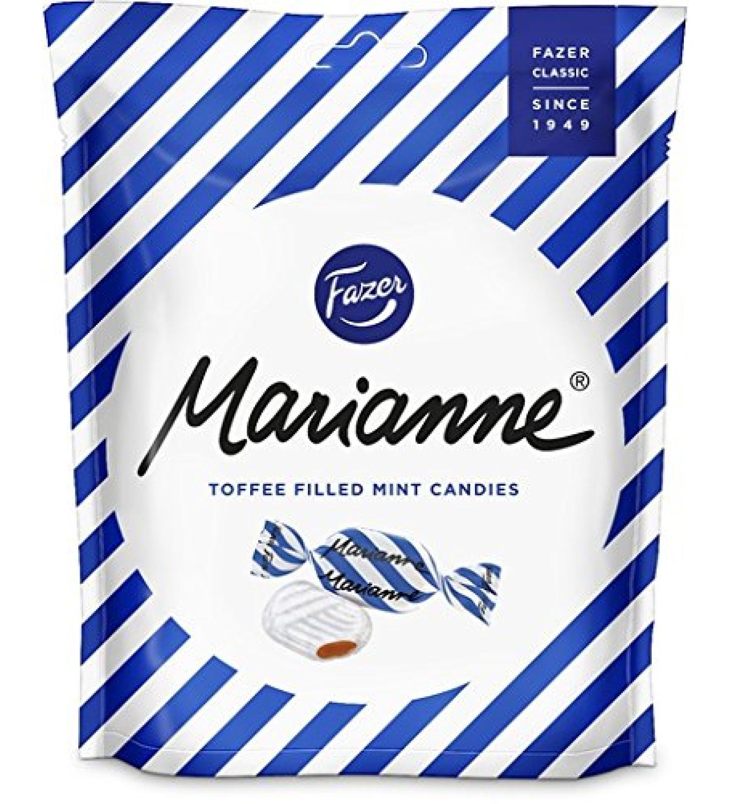 Fazer Marianne Toffee peppermint candy filled with caramel (220g)