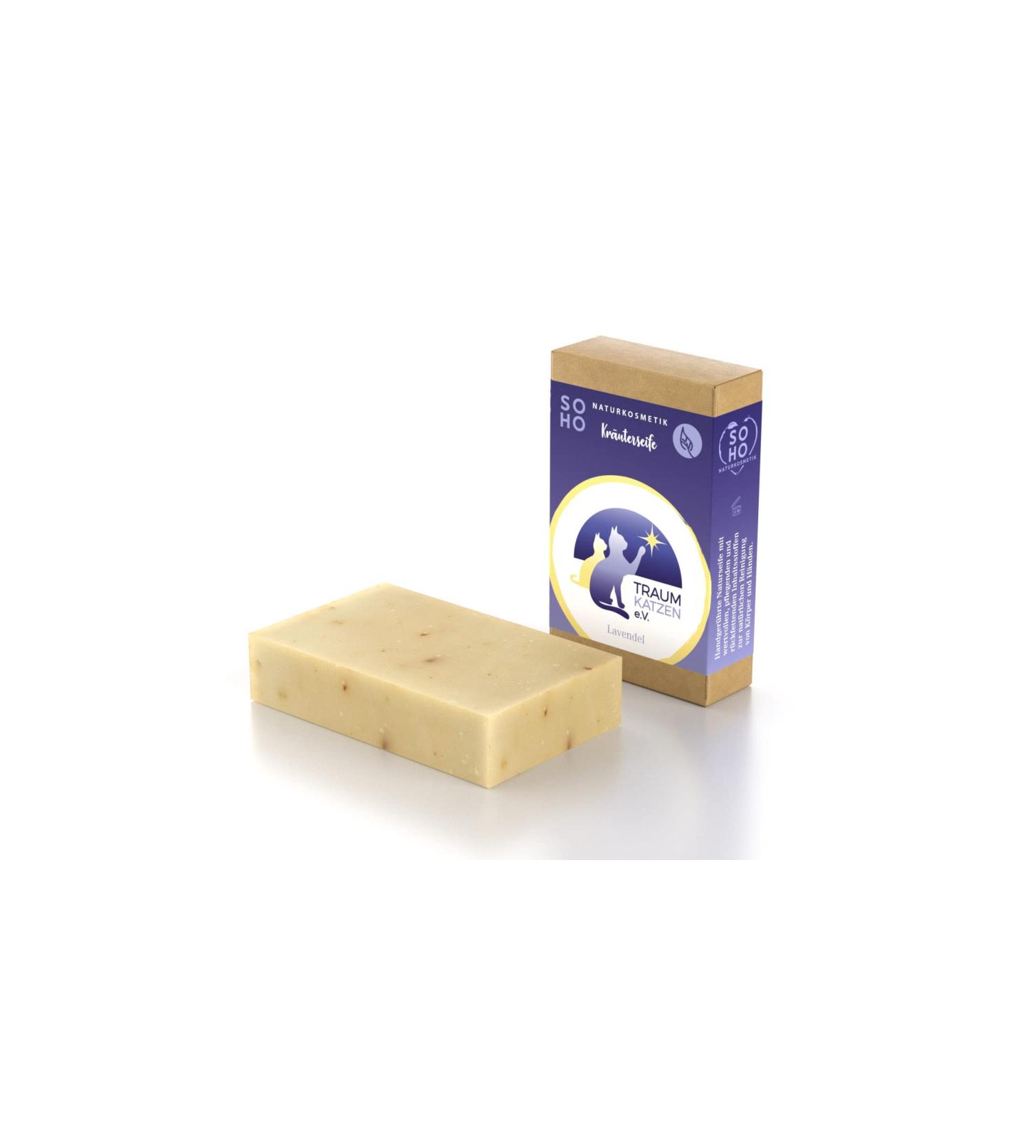  SOHO Naturkosmetik Soap For Hope Shower Soap Solid Lavender Body Wash Vegan Body & Hand Soap (100g) - Buy Online on GoSupps.com