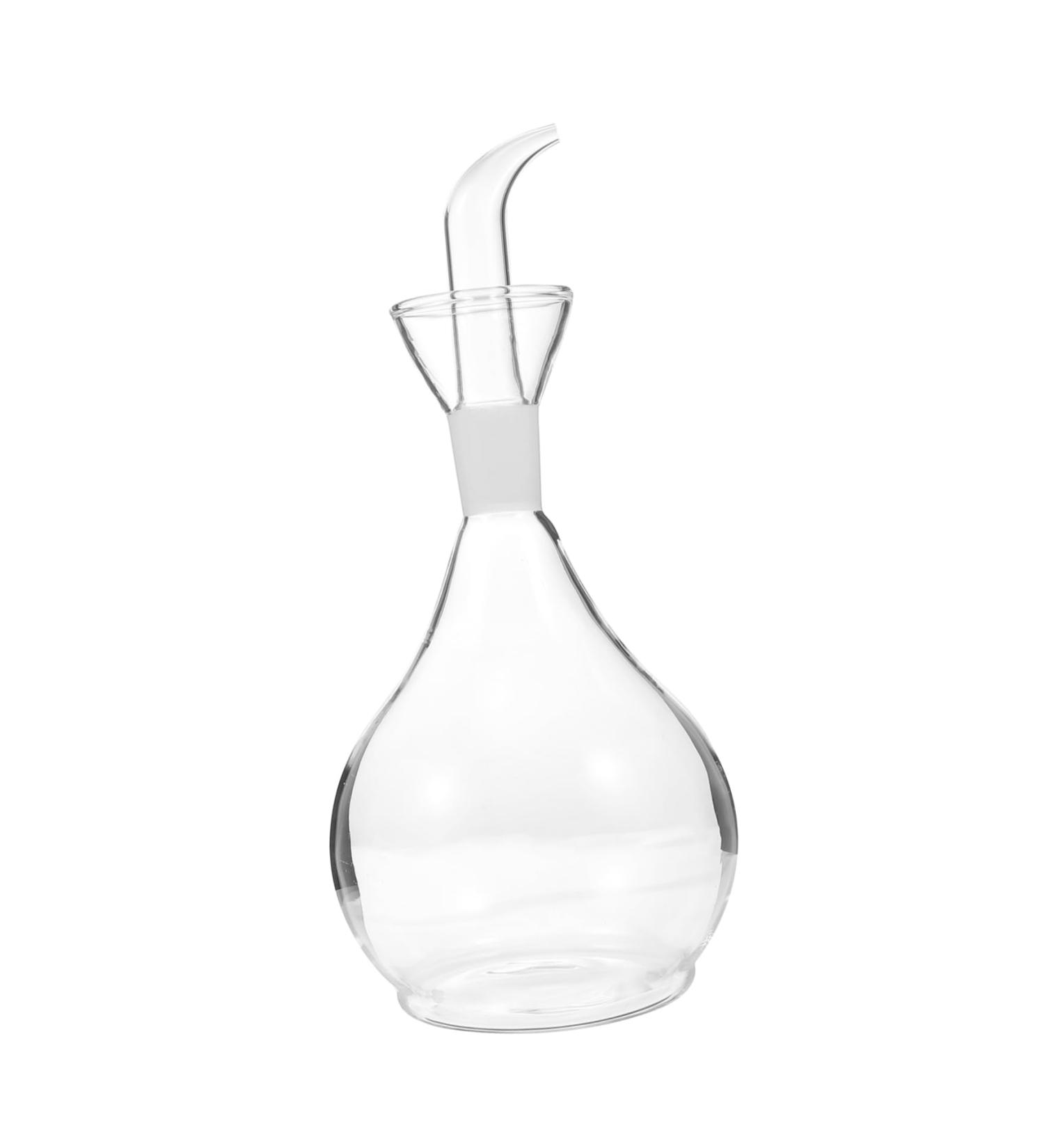 Ciieeo 2 Pcs Glass Oiler Kitchen Glass Cruet Containers with Lids Cooking Oil Cruet Glass Cruet Dispenser Kitchen Condiment Storage Practical Soy Cruet Jar Orange Silica Gel With Cover 27x10cmx2pcs Transparentx2pcs - Buy Online on GoSupps.com