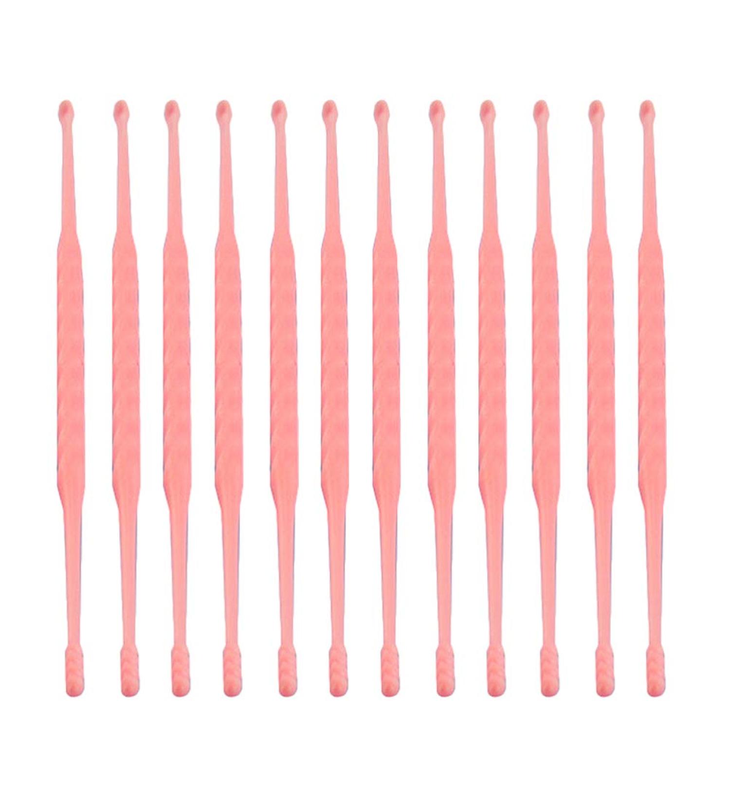 12Pcs Disposable Ear Pick Earwax Removal Curette Spoon for Personal Care - Plastic Ear Clean Tool, 9x0.4x0.4cm - Buy Online on GoSupps.com