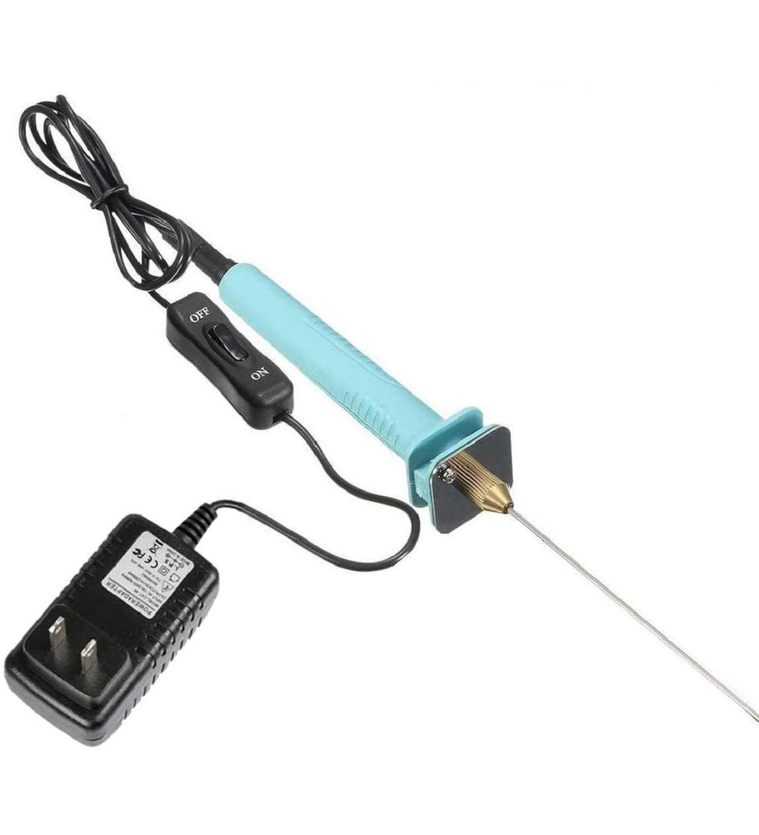 Electric Hot Knife Foam Cutter  Vickes Cutting Hot Pen Hot Wire Cutter 15W Electric Foam Cutting Machine Pen 10CM Styrofoam Cutter Heat Cutting Tool Kit - Buy Online on GoSupps.com