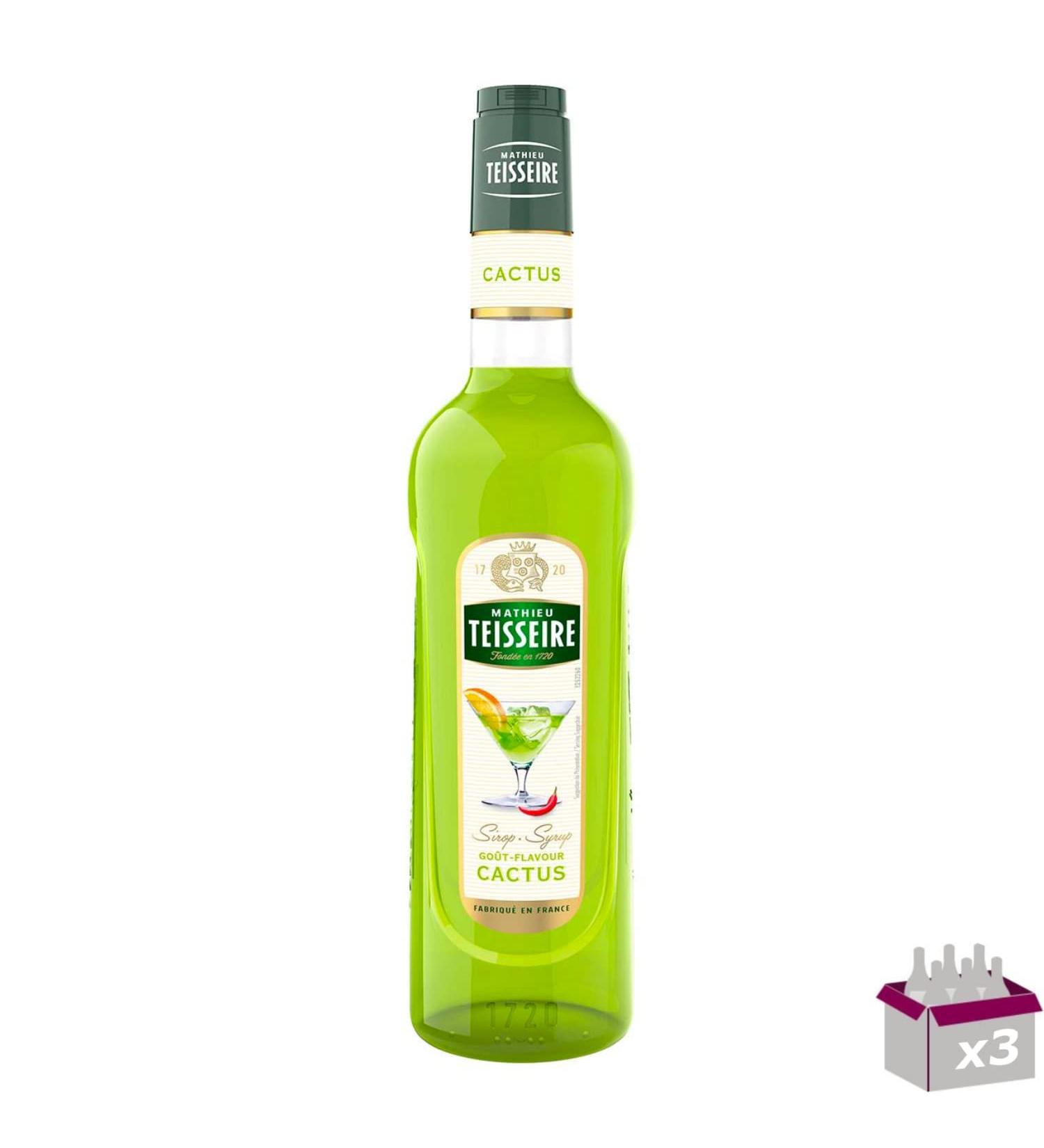Teisseire Cactus Syrup 70 ml Pack of 3