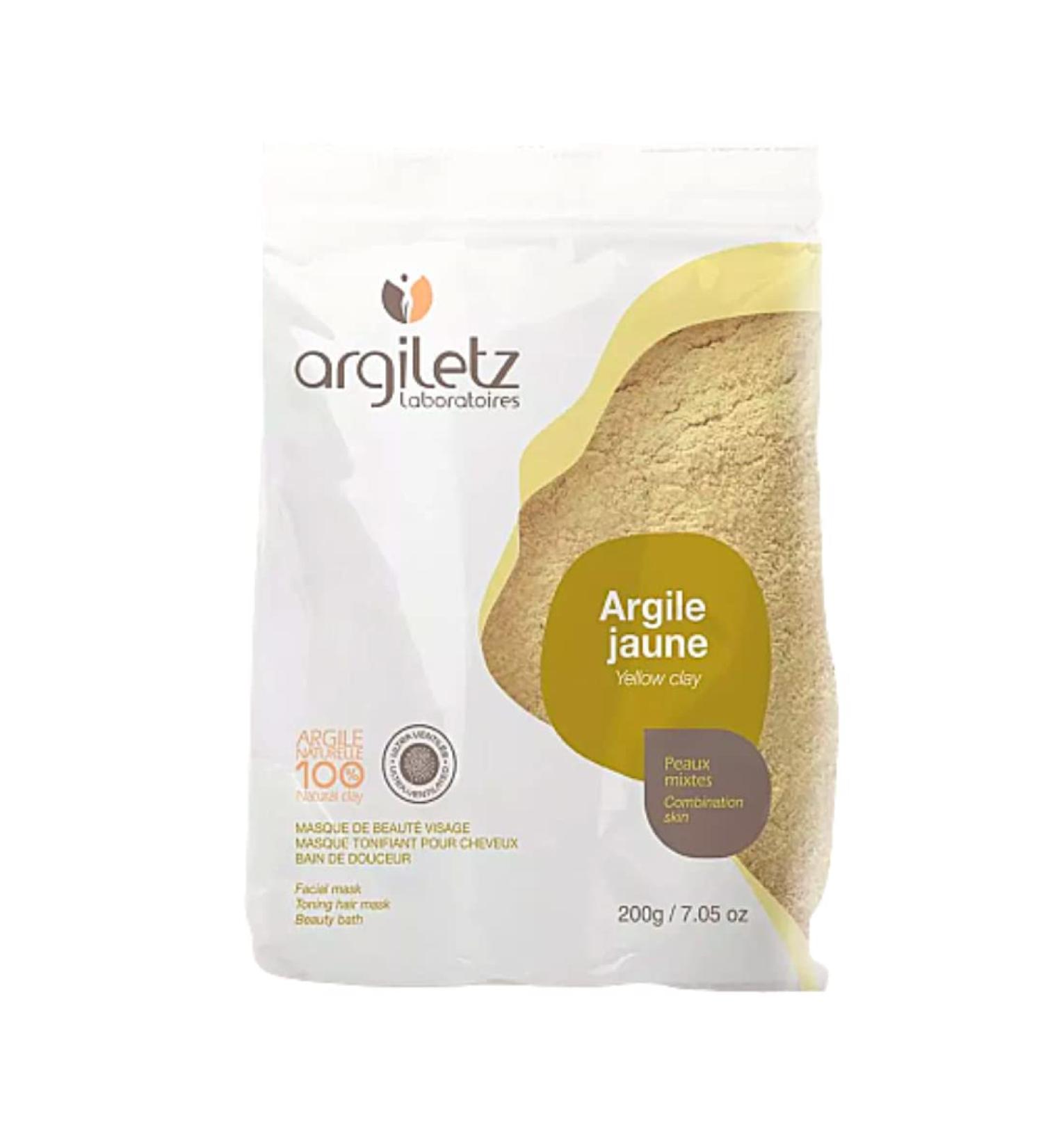 (ARCILIA) - Argile Jaune en poudre ultra-ventil e - 2 Sachets 200g - masques soins cure beaut  - Buy Online on GoSupps.com