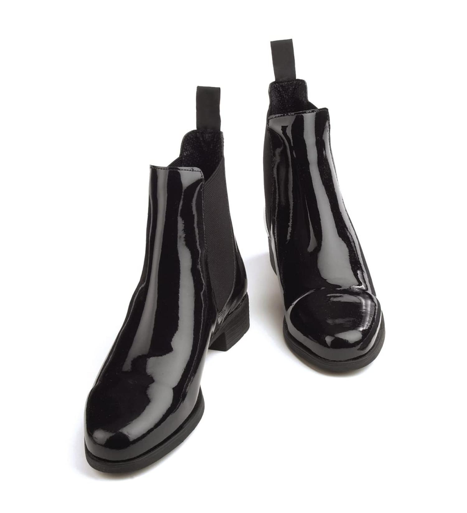 Ovation Women's Equestrian Leather Ankle Jod Boots - Black, Size 7.5 - Buy Online on GoSupps.com