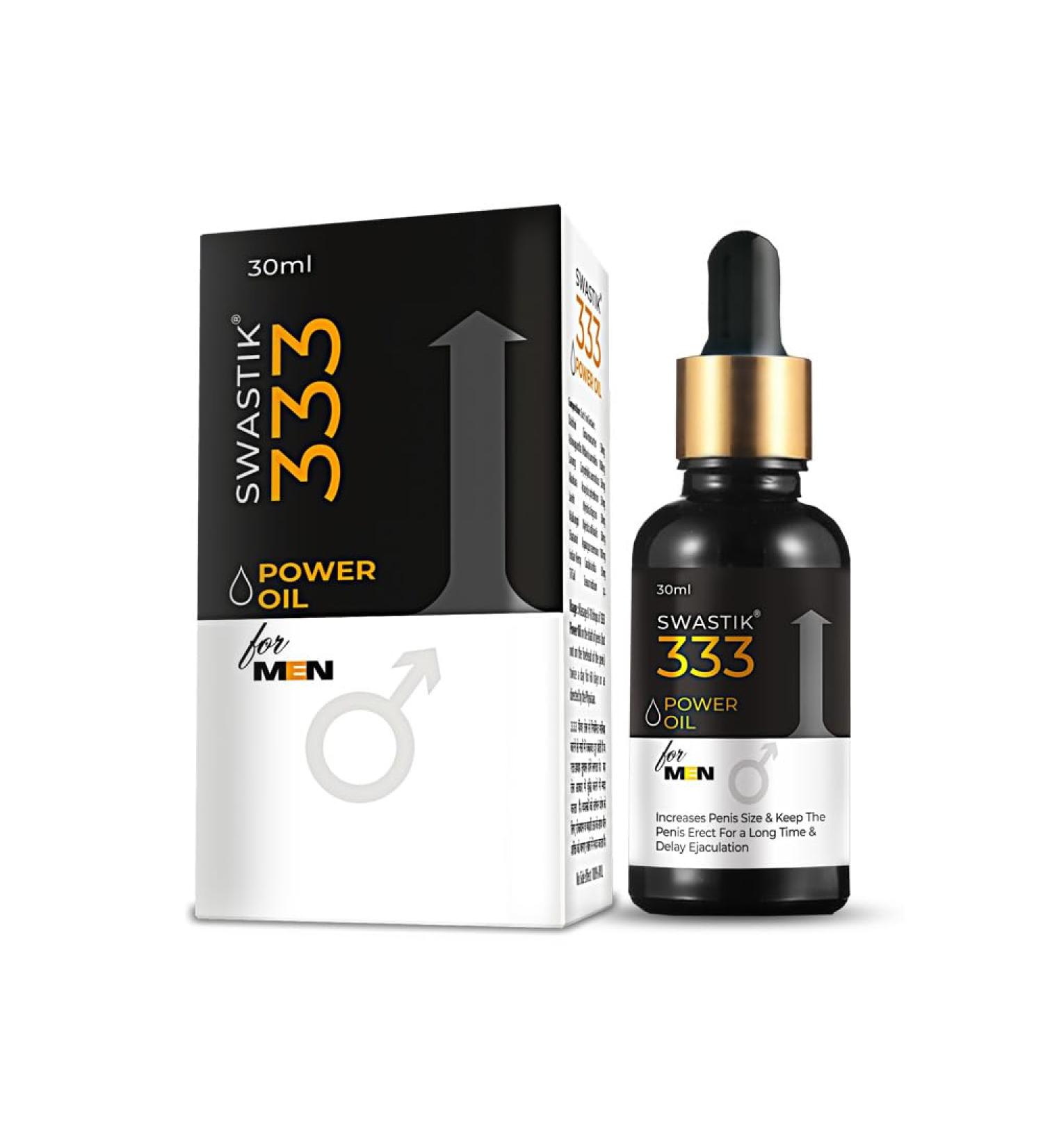 SWASTIK 333 Power Massage Oil for Men 30ml Pack