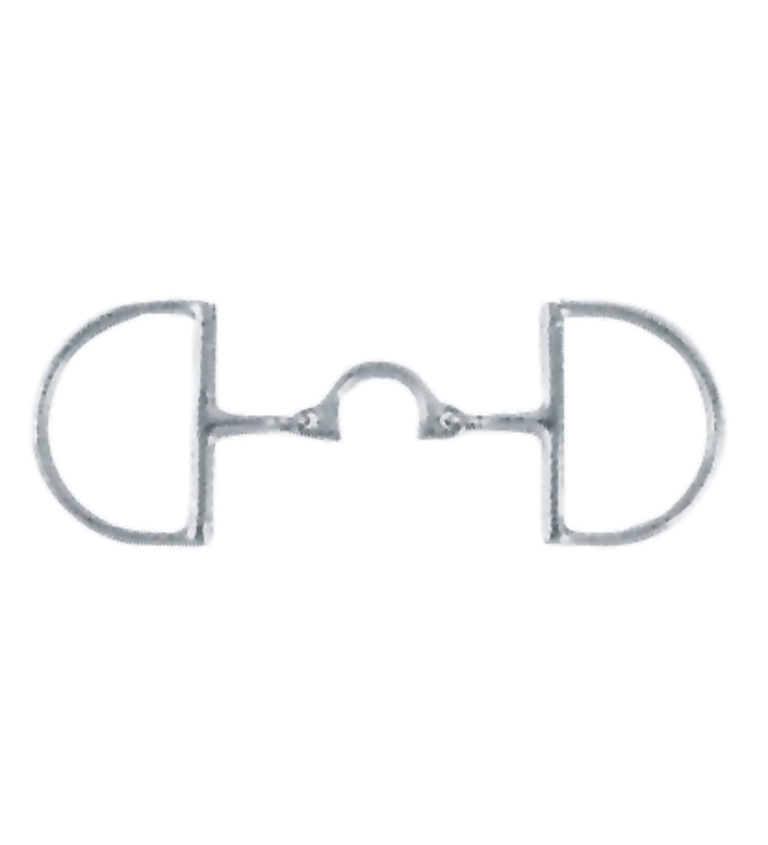 Korsteel Stainless Steel Segunda Dee Ring Snaffle Bit 5.25"