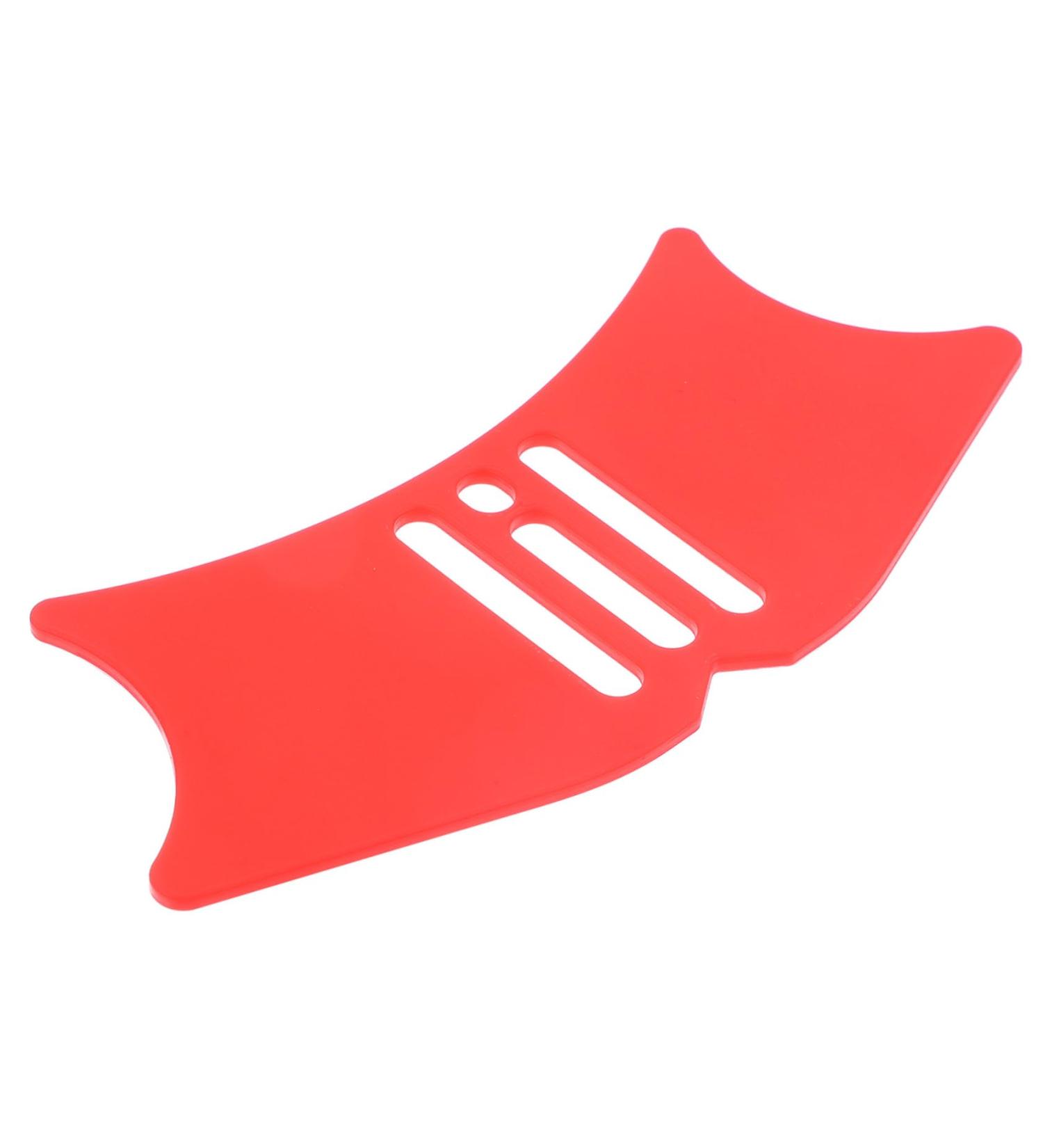 Baluue Eyeliner Eyelash Shield Eyelash Applicator Tool Women Eyeliner Stencils Red 10.3x3.8cm Red - Buy Online on GoSupps.com