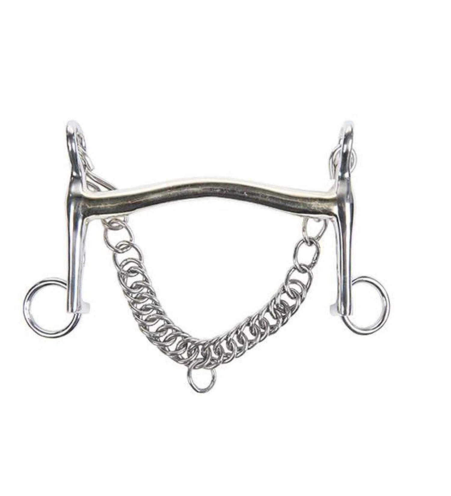 HKM baby curb bit made of Argentan 18mm underbar 5cm