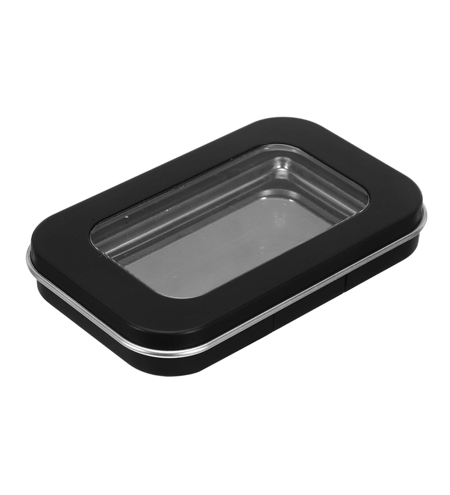 Palette de Maquillage Vide Portable avec Bo te Noire Mate Palette L vres Transparente DIY avec Plateau Magn tique Amovible Organiseur Cosm tique de Voyage pour L vres et - Buy Online on GoSupps.com