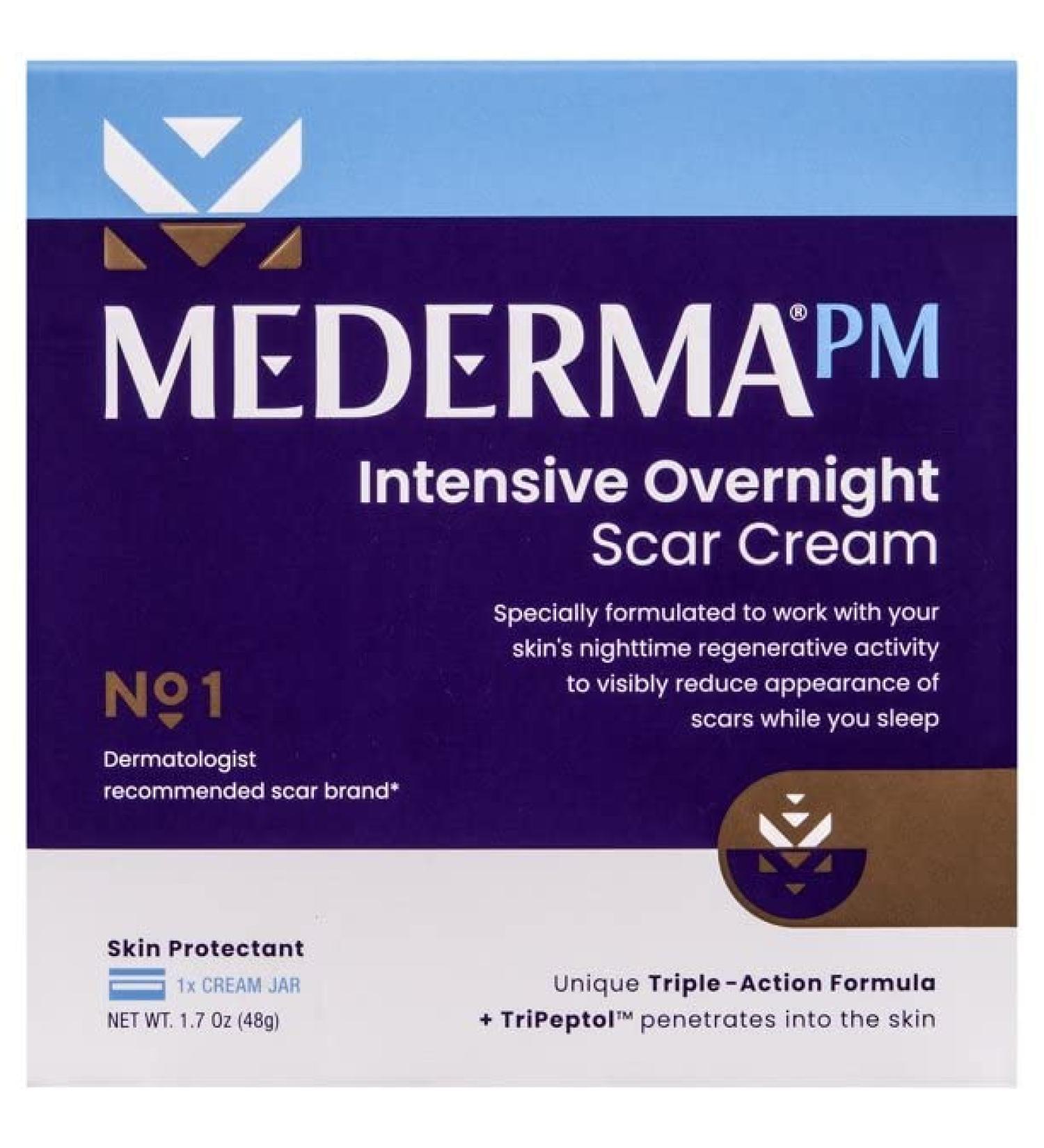 Mederma PM Overnight Scar Cream - Reduce Scars Overnight, 1.7 oz - Buy Online on GoSupps.com