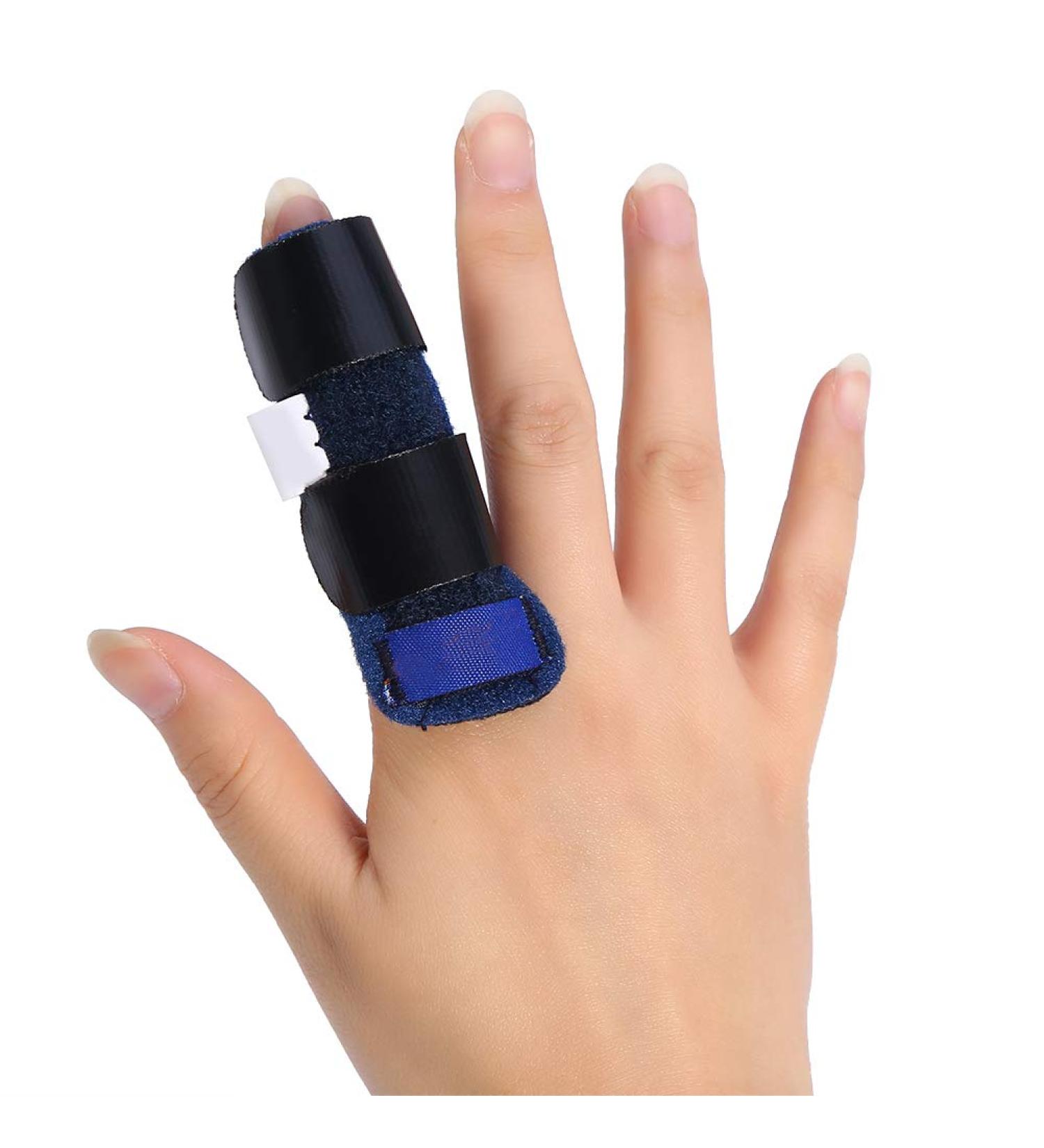 Finger Splint for Pain Relief | Adjustable Finger Corrector & Straightener for Mallet Finger & Tendon Repair - Buy Online on GoSupps.com