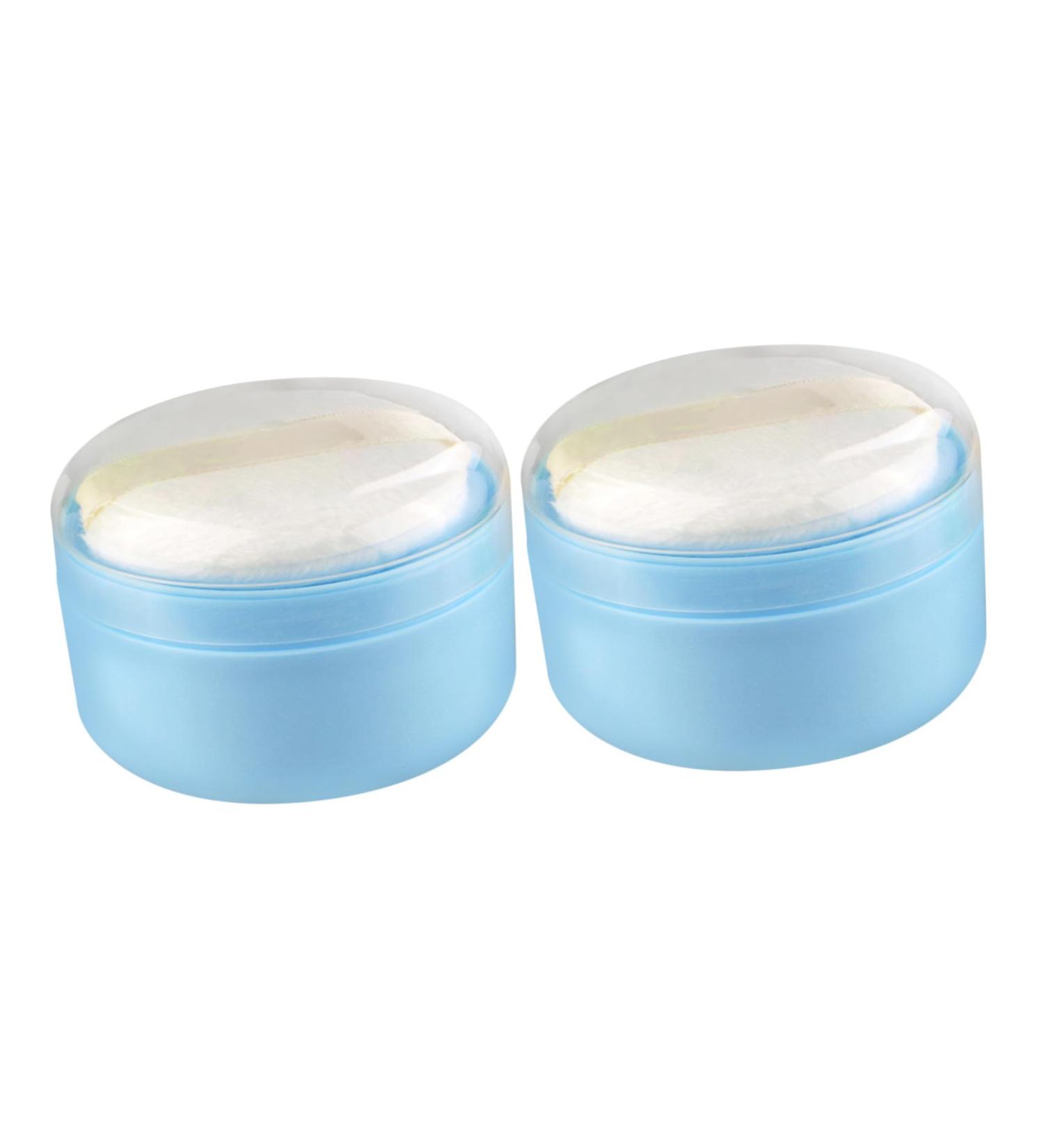 2 ensembles Bo te Poudre Puff avec Tamis R cipient Transparent pour Poudre pour la Peau Houppette Douce et ponge pour Gar on Fille et Adultes Voyage et Usage Domestique - Buy Online on GoSupps.com