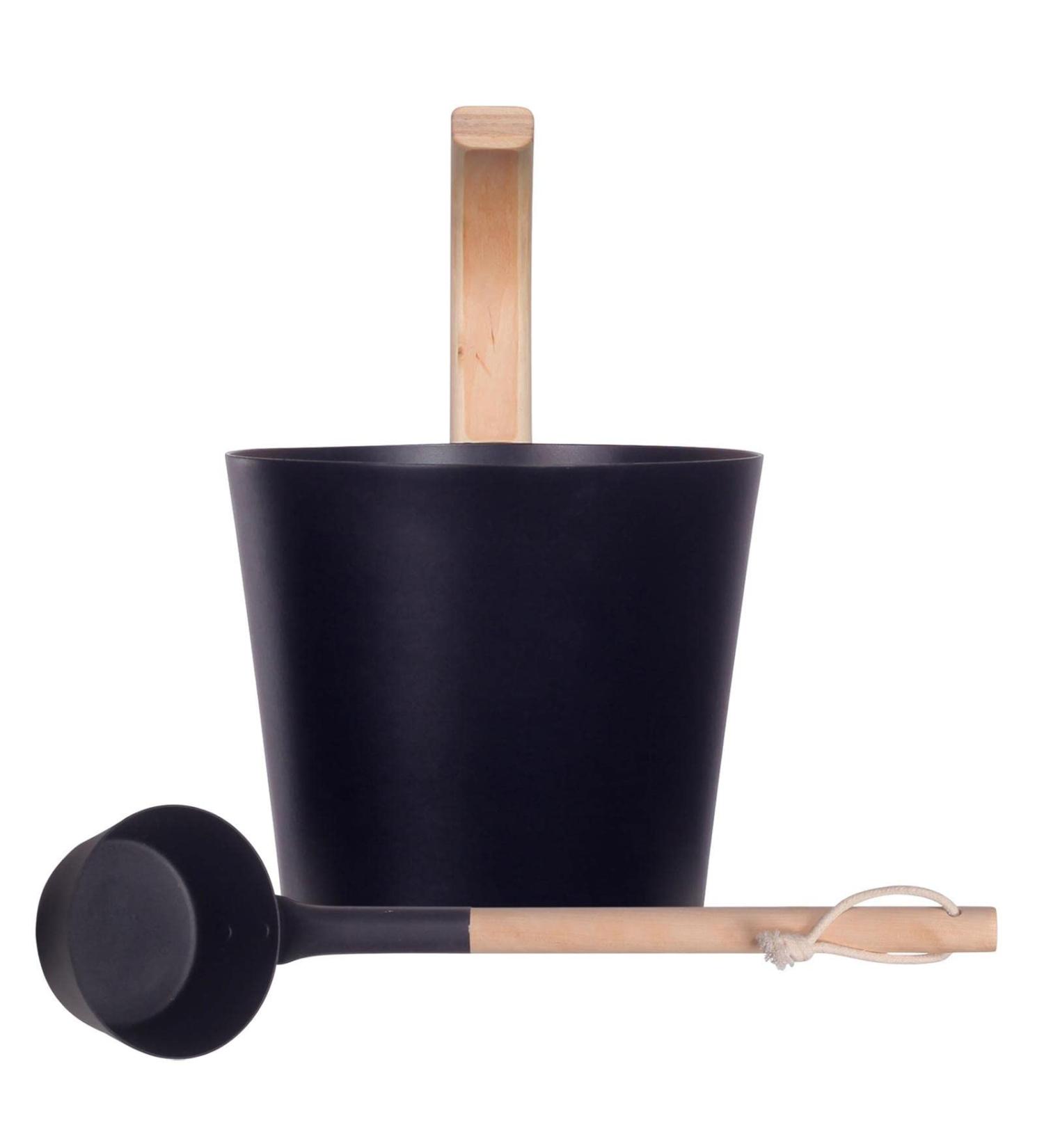 Shakven Sauna Bucket - 7L Indoor Sauna Water Barrel Aluminum Container Dry Sauna Accessories for Home Spa Center Bathroom Bathtub Hotel - Buy Online on GoSupps.com