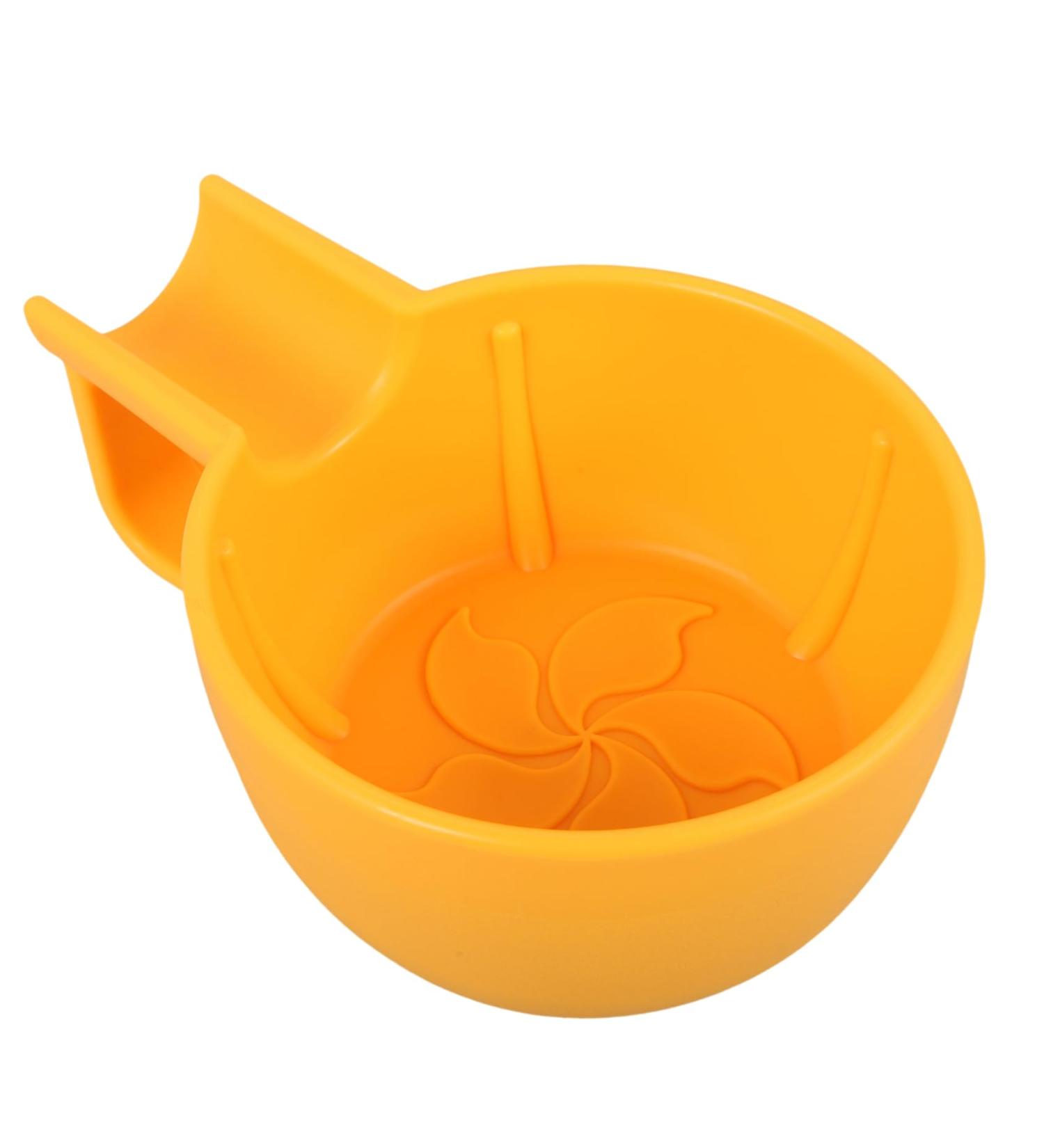 Healvian Decorative Shaving Foam Bowl - Natural Plastic Shaving Container for Skin Care & Travel - Buy Online on GoSupps.com