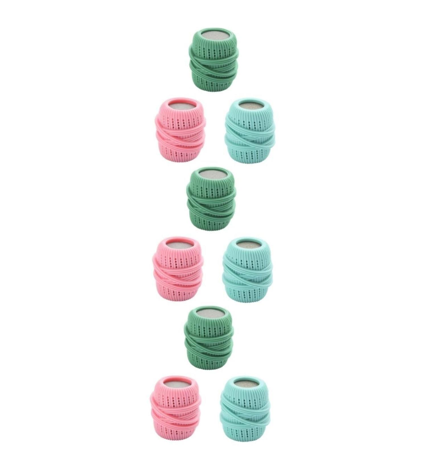 Reusable Laundry Ball Set Includes Clothes Washing Machine Soap Ball Washer Cleaning Ball and Dryer Laundry Ball Anti-Tangle Design for Tidy Clothes and Effective Cleaning (Size : 9pcs) - Buy Online on GoSupps.com