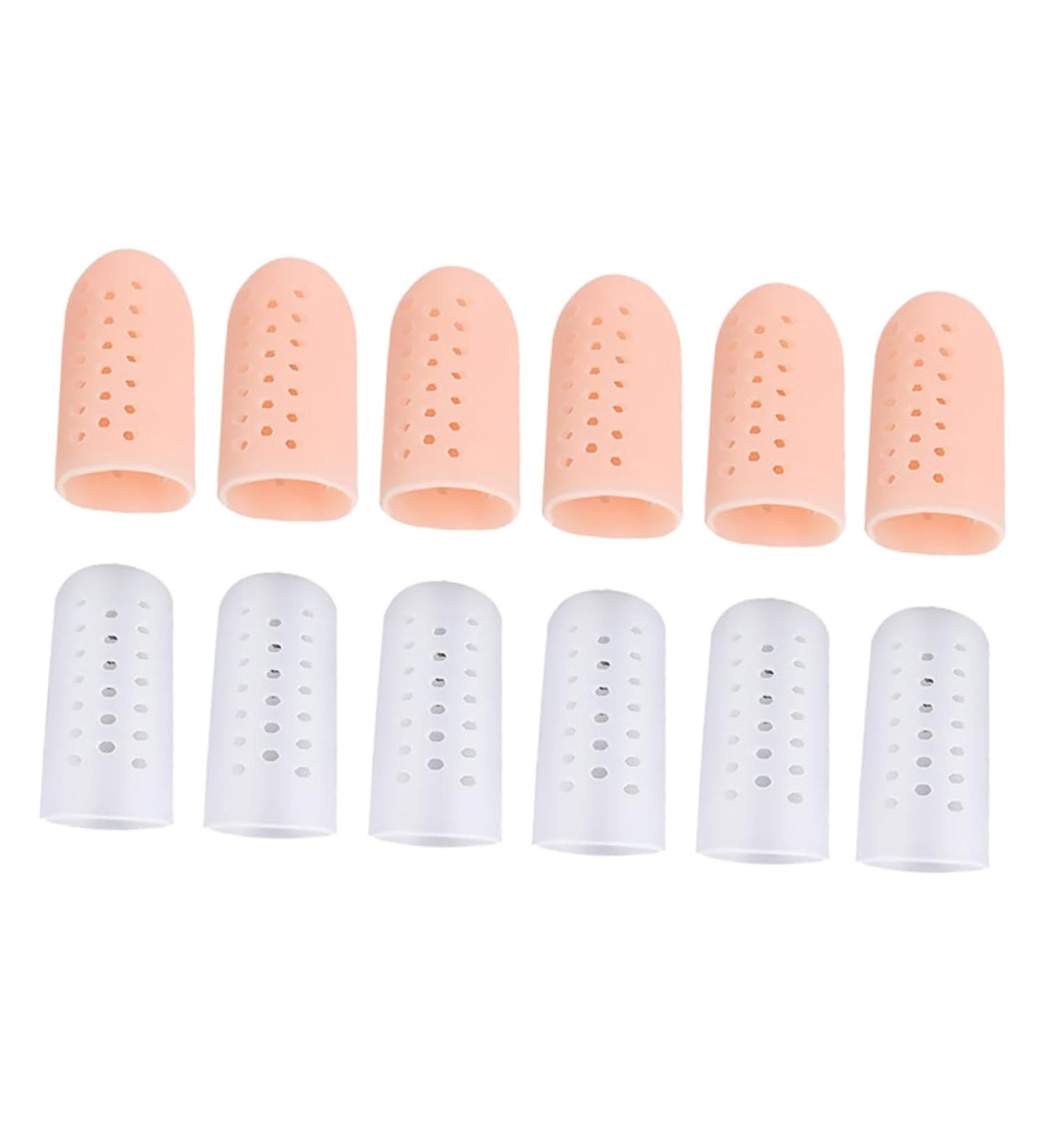 LALAFINA Silicone Toe Protectors - 6 Pairs Toe Splitter High Heel Protectors for Feet, Toenail Caps - Breathable & Reusable Toe Cushions - Assorted Colors - Buy Online on GoSupps.com