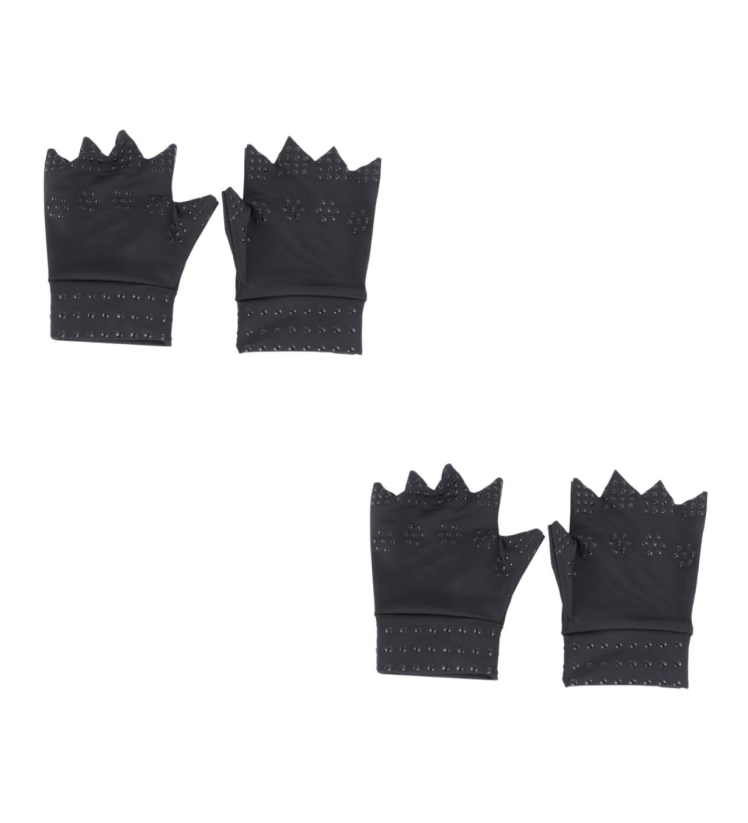 Mobestech Fingerless Work Gloves - Protective Gloves for Typing & Tendonitis Relief | Hand Support & Comfort - Buy Online on GoSupps.com