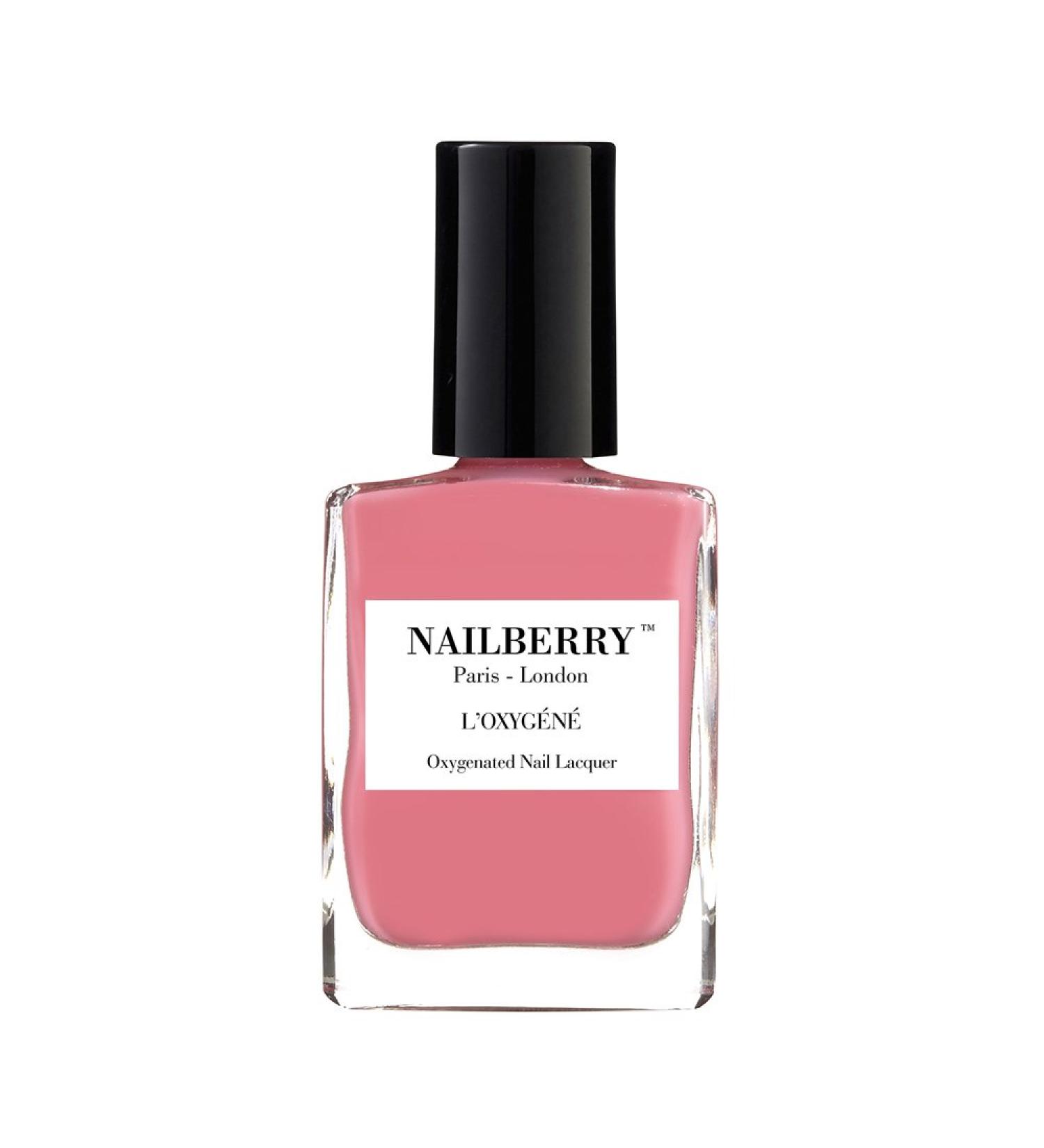Nailberry L'Oxyg ne Oxygenated Nail Lacquer - Bubble Gum 15ml | Vegan Halal Cruelty-Free Polish for a Healthier Manicure - Buy Online on GoSupps.com