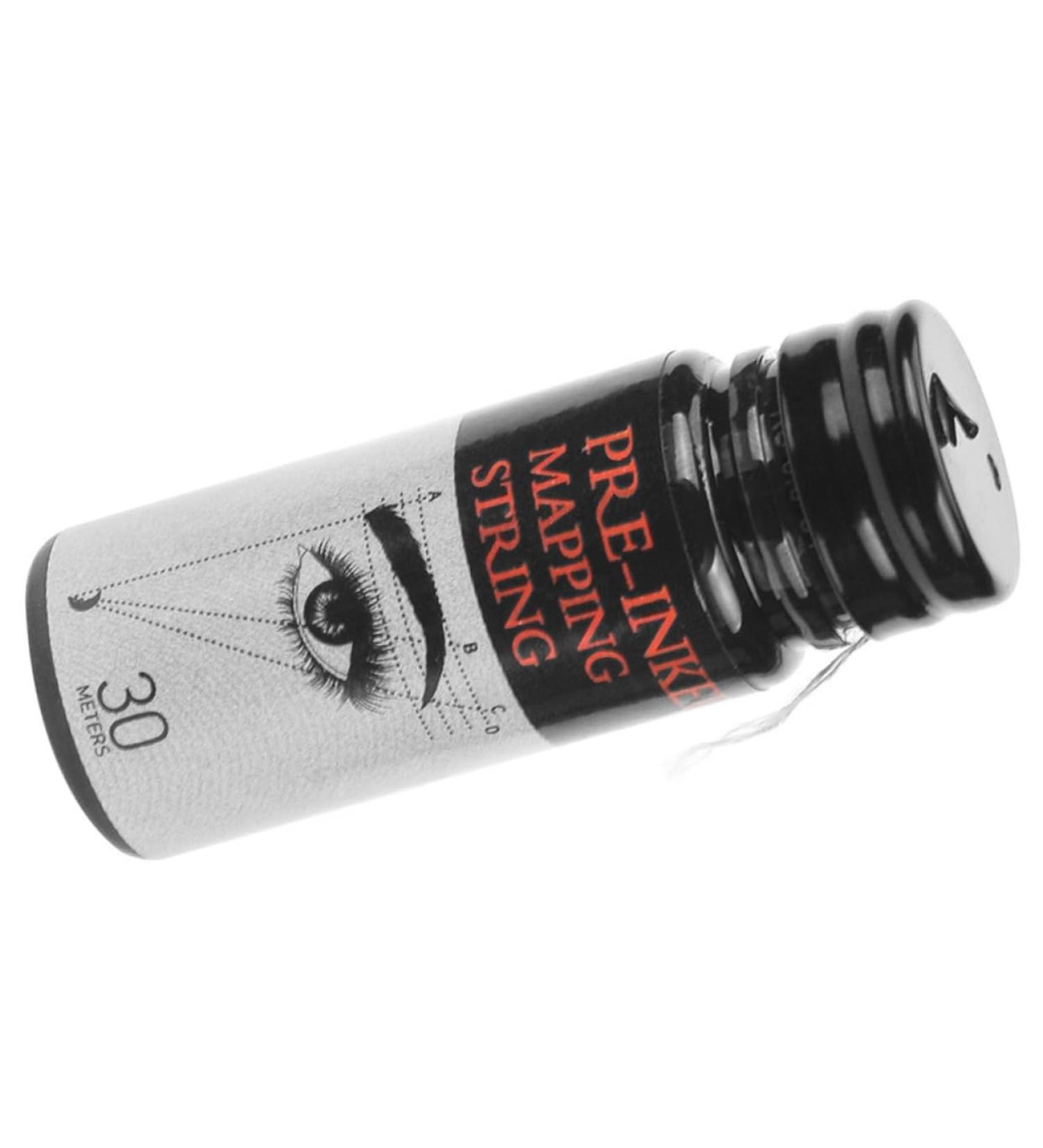 Housoutil Eyebrow Ink Black Line Professional Eyebrow Line Measuring Tool Eyebrow Measure Tool String Bottled - Buy Online on GoSupps.com