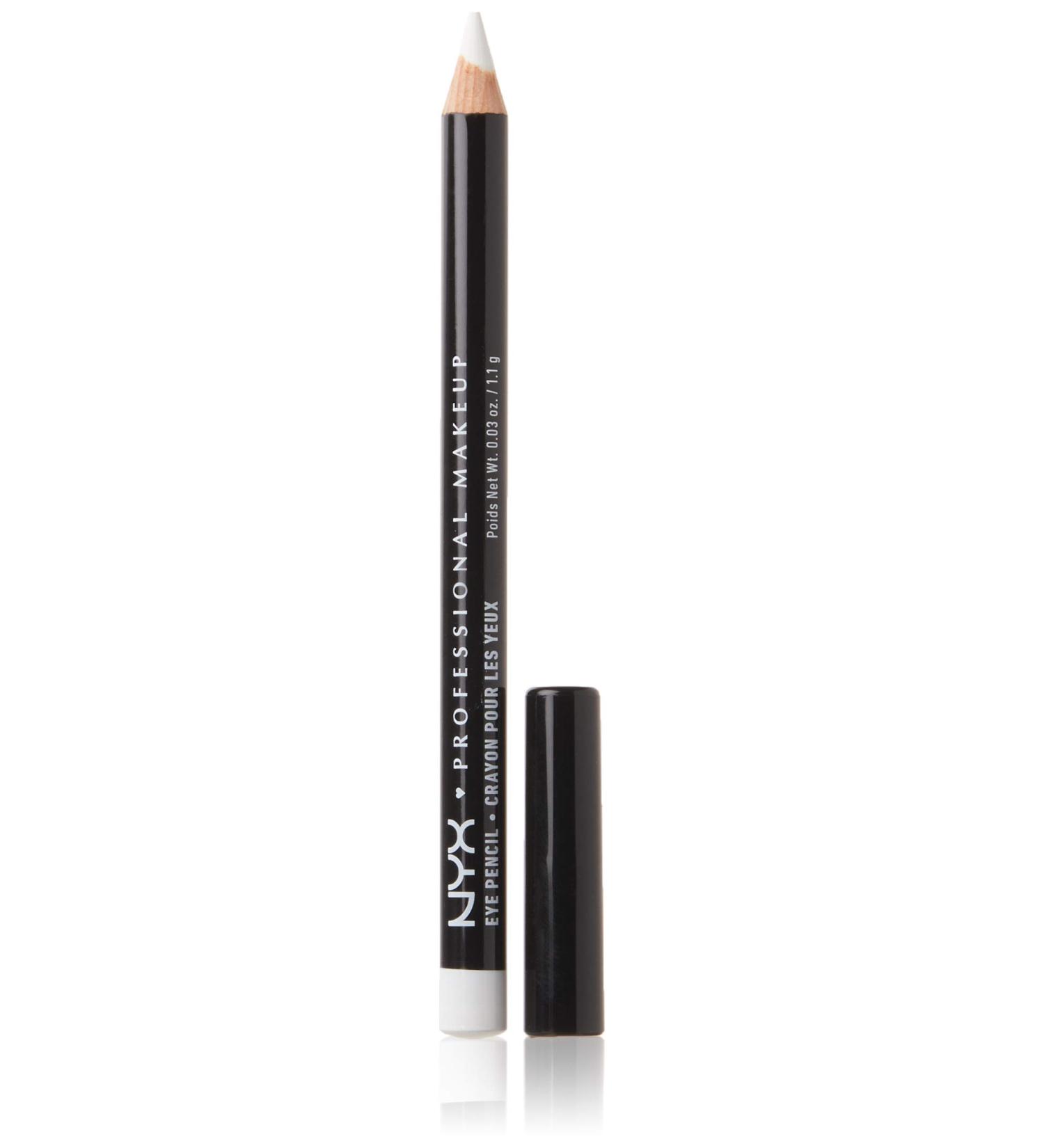 NYX Slim Eye Pencil 906 White - Long-Lasting Eyeliner for Precision Definition - Buy Online on GoSupps.com