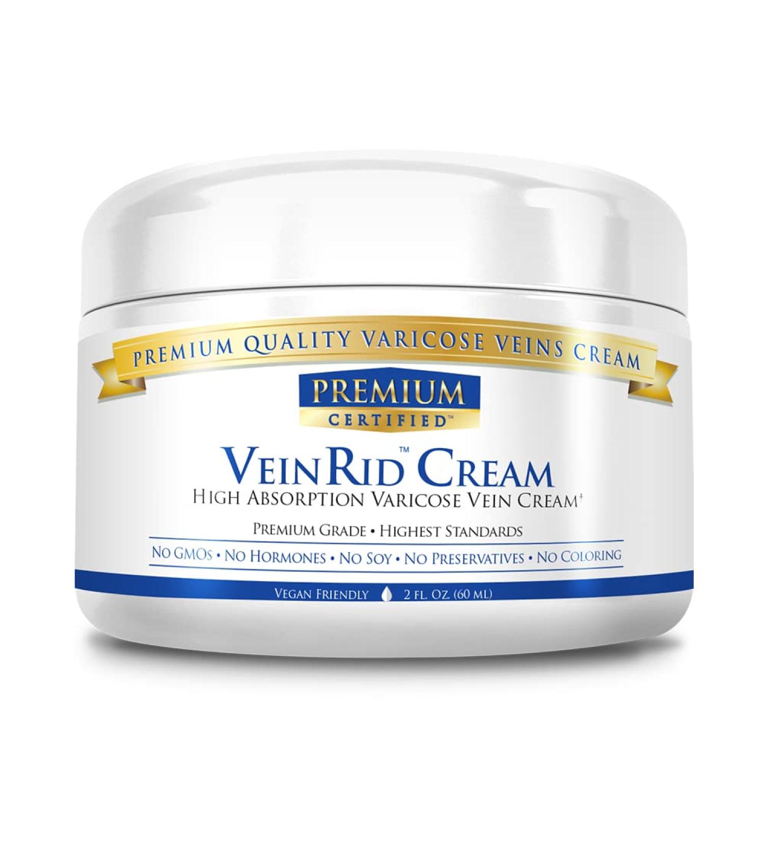 VeinRid Cream - Varicose Vein Cream - Vegan Friendly