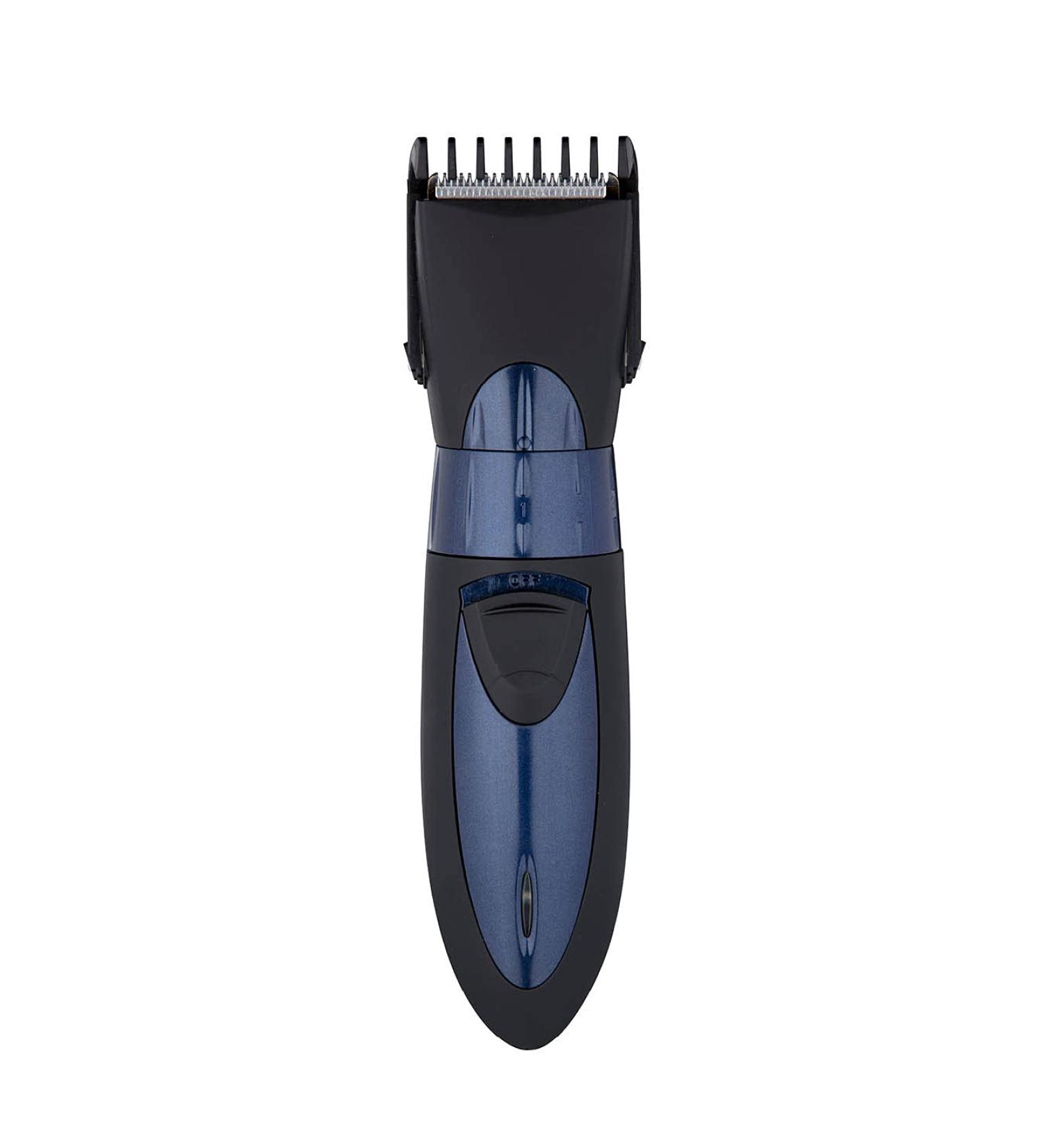 Carmen C81076 Signature Cordless Hair Trimmer with Adjustable Cutting Blade and 5 Cutting Lengths Silver Hair Clippers - Buy Online on GoSupps.com