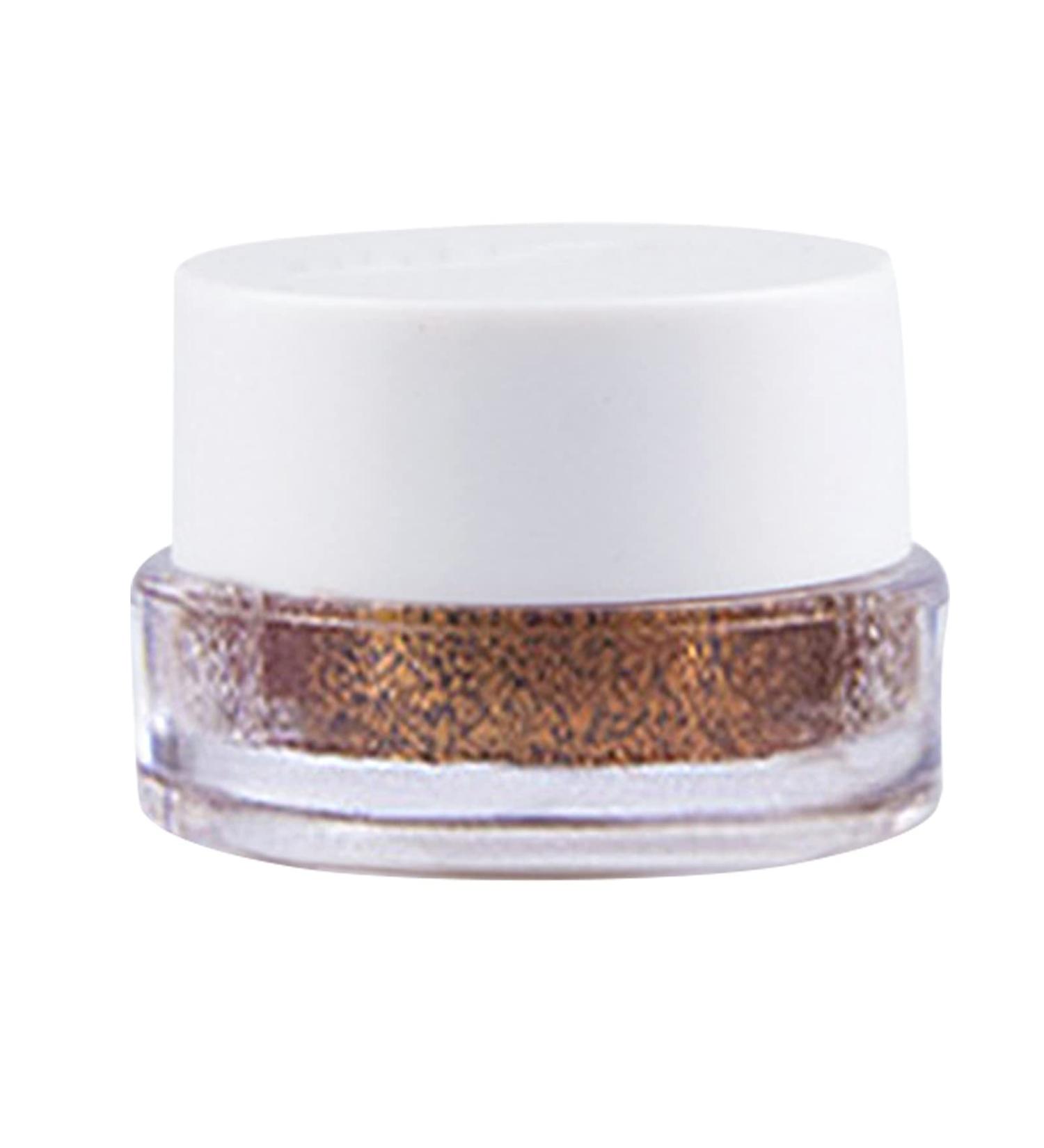 Pearlescent Eye Shadow Natural Lasting Color 7 Colors Optional Wet Eye Shadow Powder Portable Mini Eye Shadow Jar Light Highlighter Makeup (D One Size) One Size D