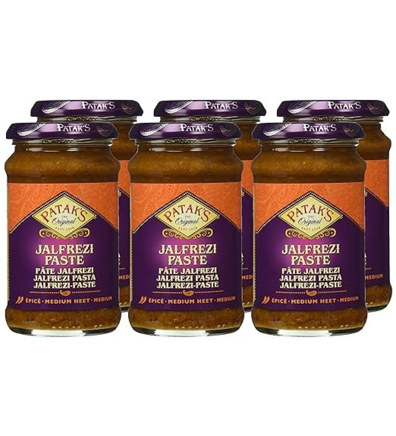  Patak's Patak's Curry Paste Jalfrezi pack of 6 (6 x 283 g) - Buy Online on GoSupps.com