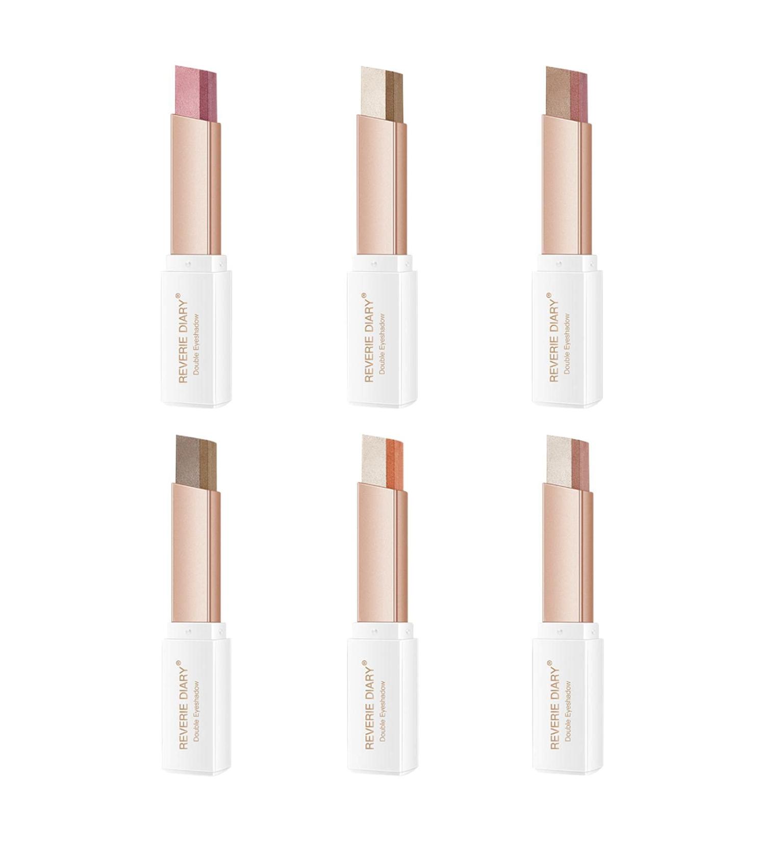 Kinin Double Color Eyeshadow Pencil - Waterproof Gradient Eyeliner & Shimmer Eyeshadow Stick for Long-Lasting Wear - Buy Online on GoSupps.com