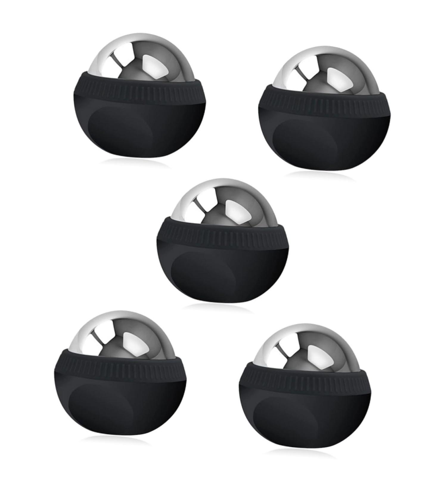 Healvian 5-Stainless Steel Massage Ball | Manual Roller for Foot & Face Massage | Sport & Relaxation Tools for Home - Buy Online on GoSupps.com