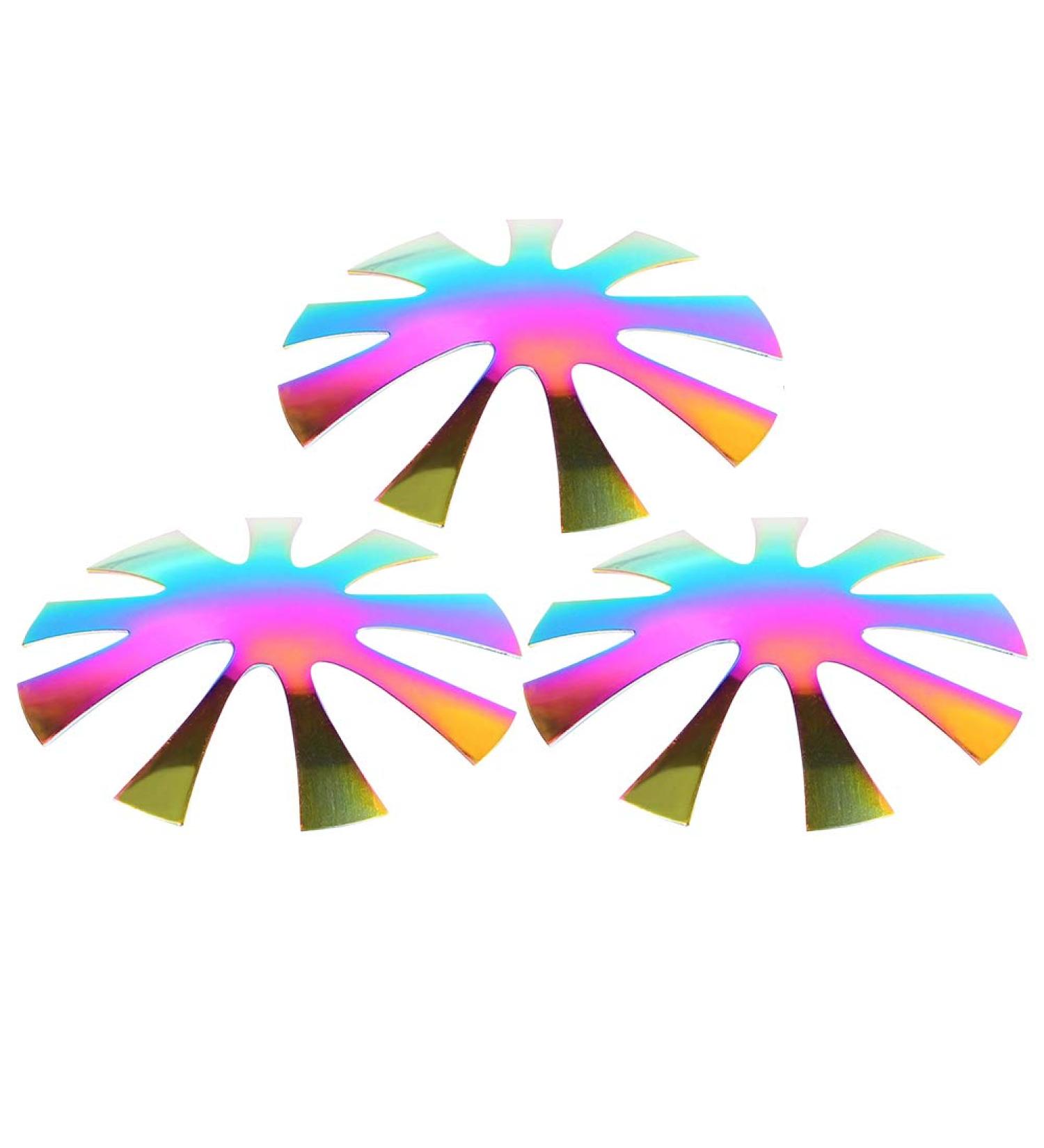 Easy French Smile Cut Line Edge Nail Cutter Acrylic Easy French Smile Cut V Line Tips Manicure Edge Trimmer Almond Shape Pro 9 Size Nail Art Template Tool (3Pcs - Colorful) - Buy Online on GoSupps.com