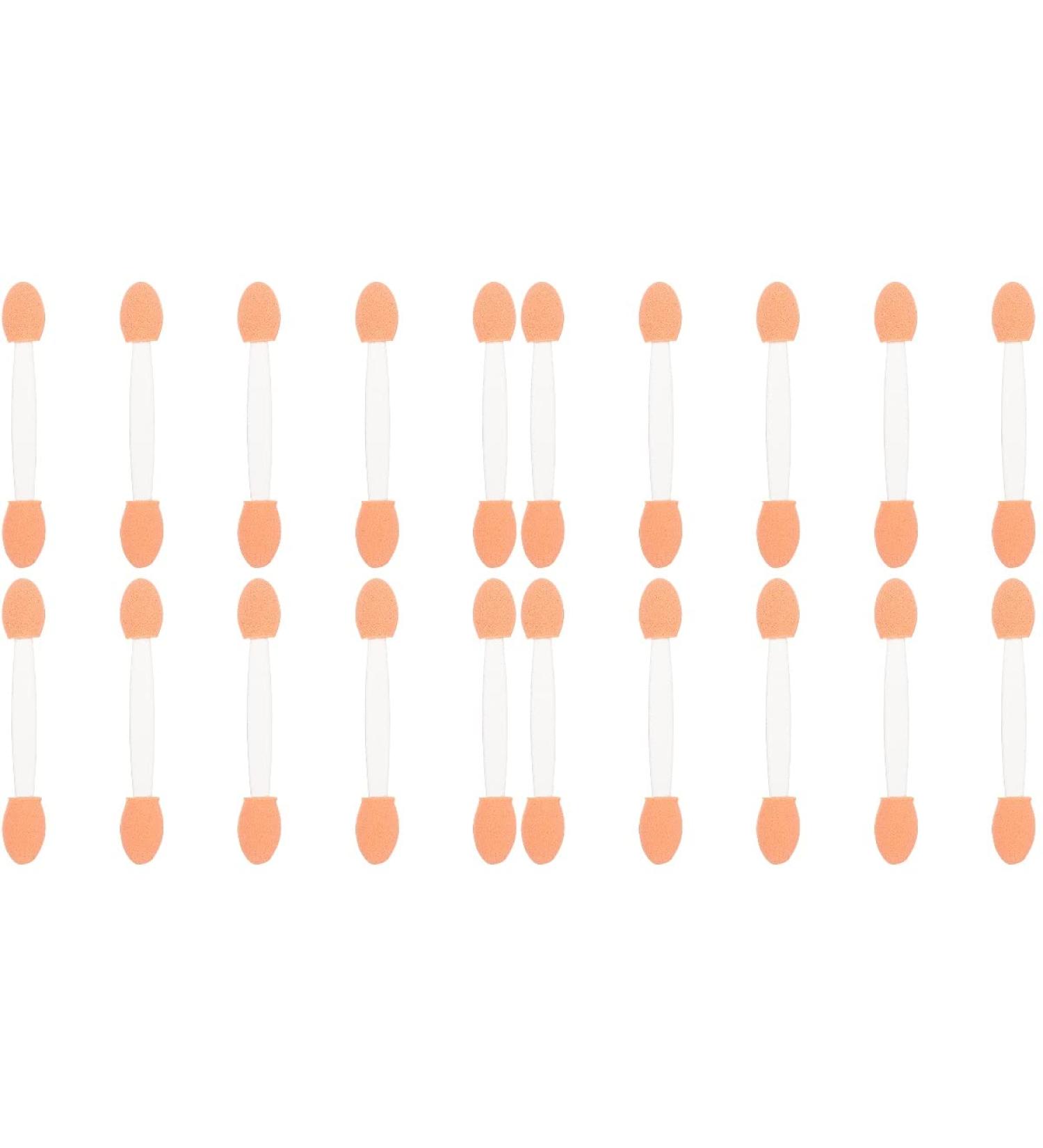 FOMIYES Eye Makeup Applicator 200 pcs Eyeshadow Cosmetic Double-end Makeup Dual-sides Sponge Applicator Disposable - Buy Online on GoSupps.com