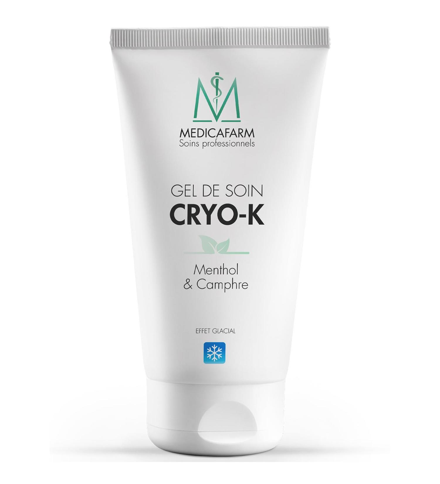 MEDICAFARM - Gel de soin Cryo-K effet froid intense - Soulage les douleurs musculaires circulatoires - Menthol Camphre Arnica & huile essentielle de Menthe Poivr e - Sans paraben ni OGM - Tube 125ml Lot de 1 - Buy Online on GoSupps.com