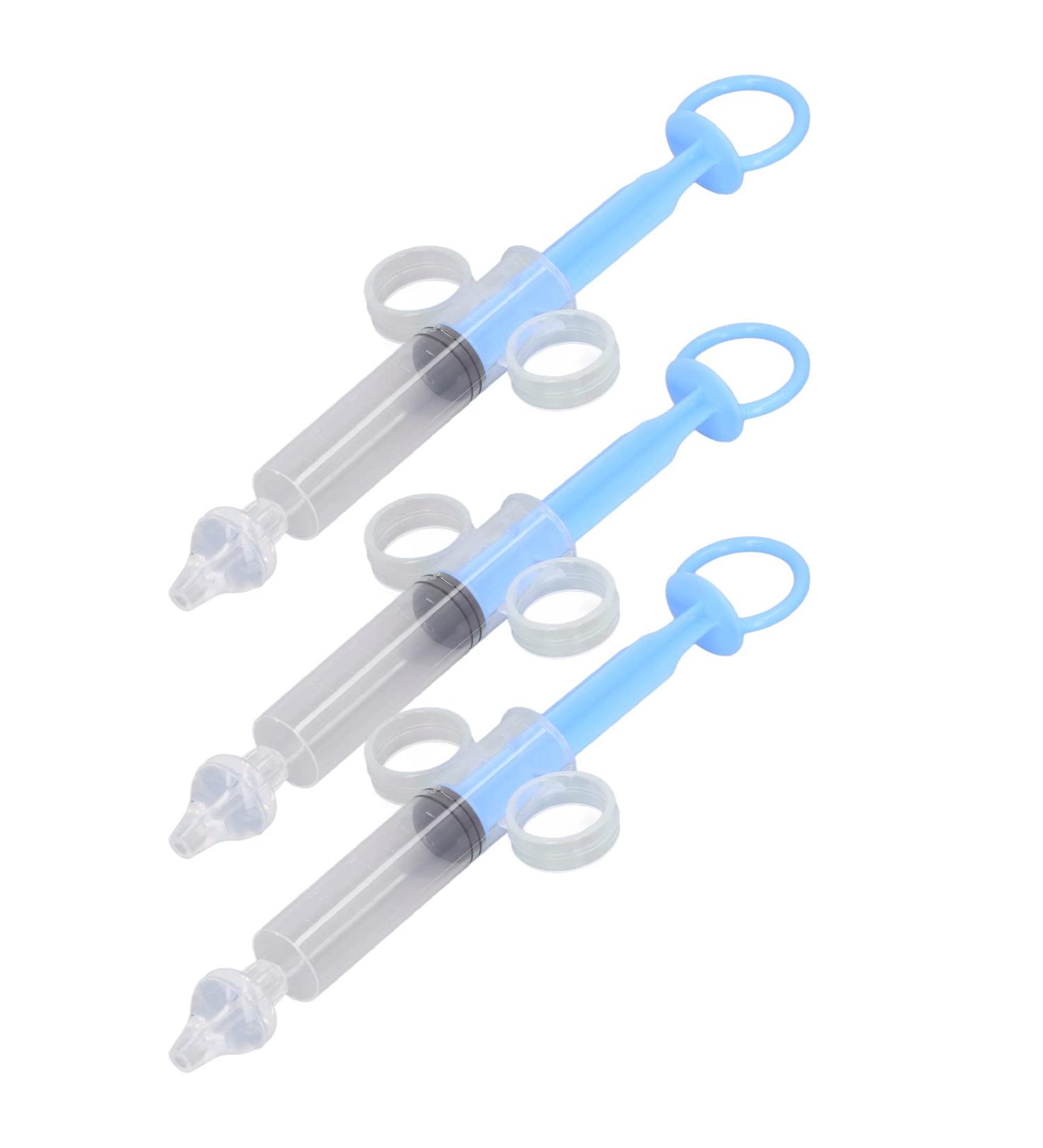Portable Infant Nasal Irrigator Syringe 3PCS - Professional, Easy to Use - Blue - Buy Online on GoSupps.com