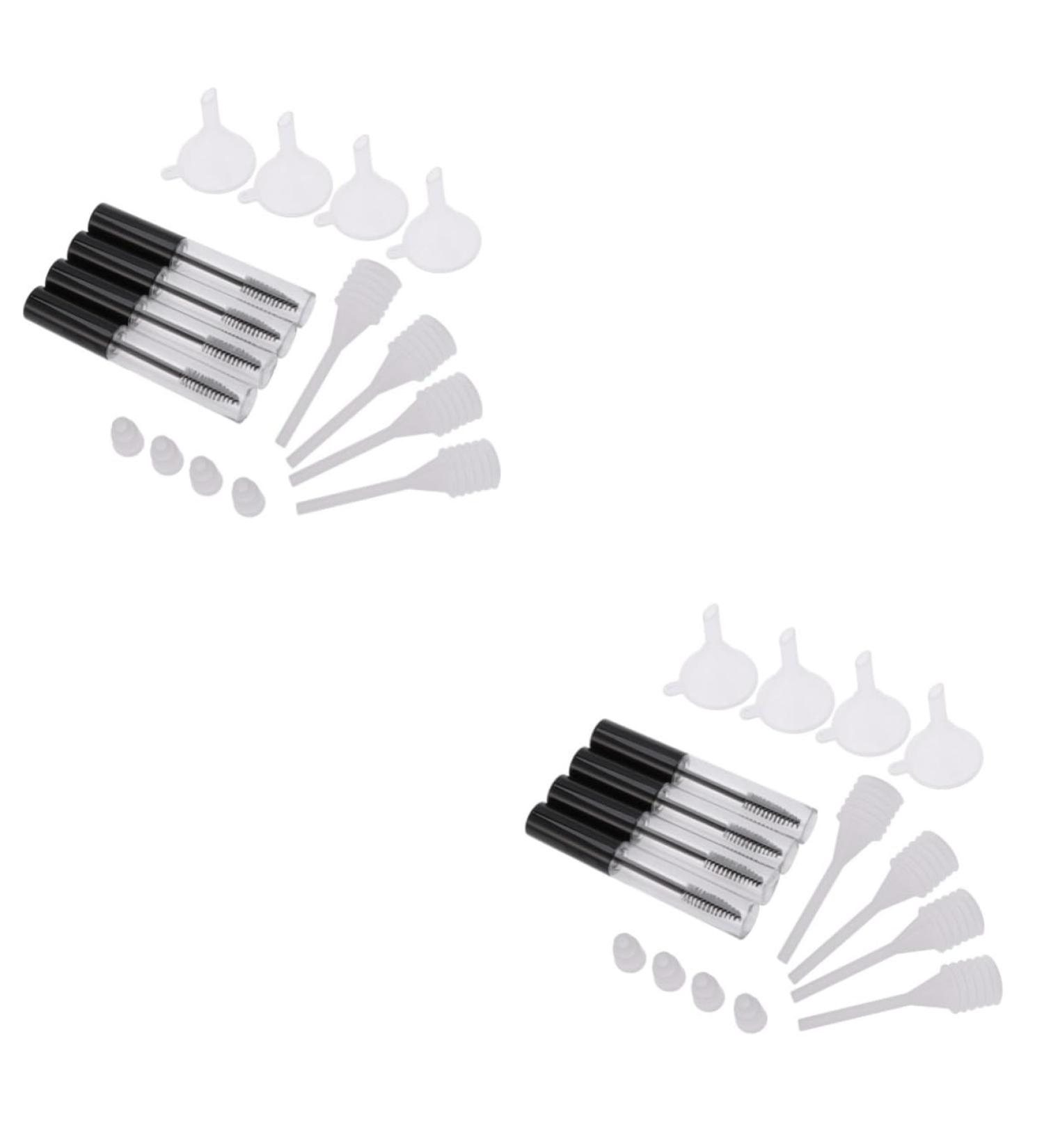 Didiseaon 8 Pcs Eyelash Brush Tube Lash Wand Toiletry Containers Mascara Tube with Funnel oil Cosmetic - Buy Online on GoSupps.com